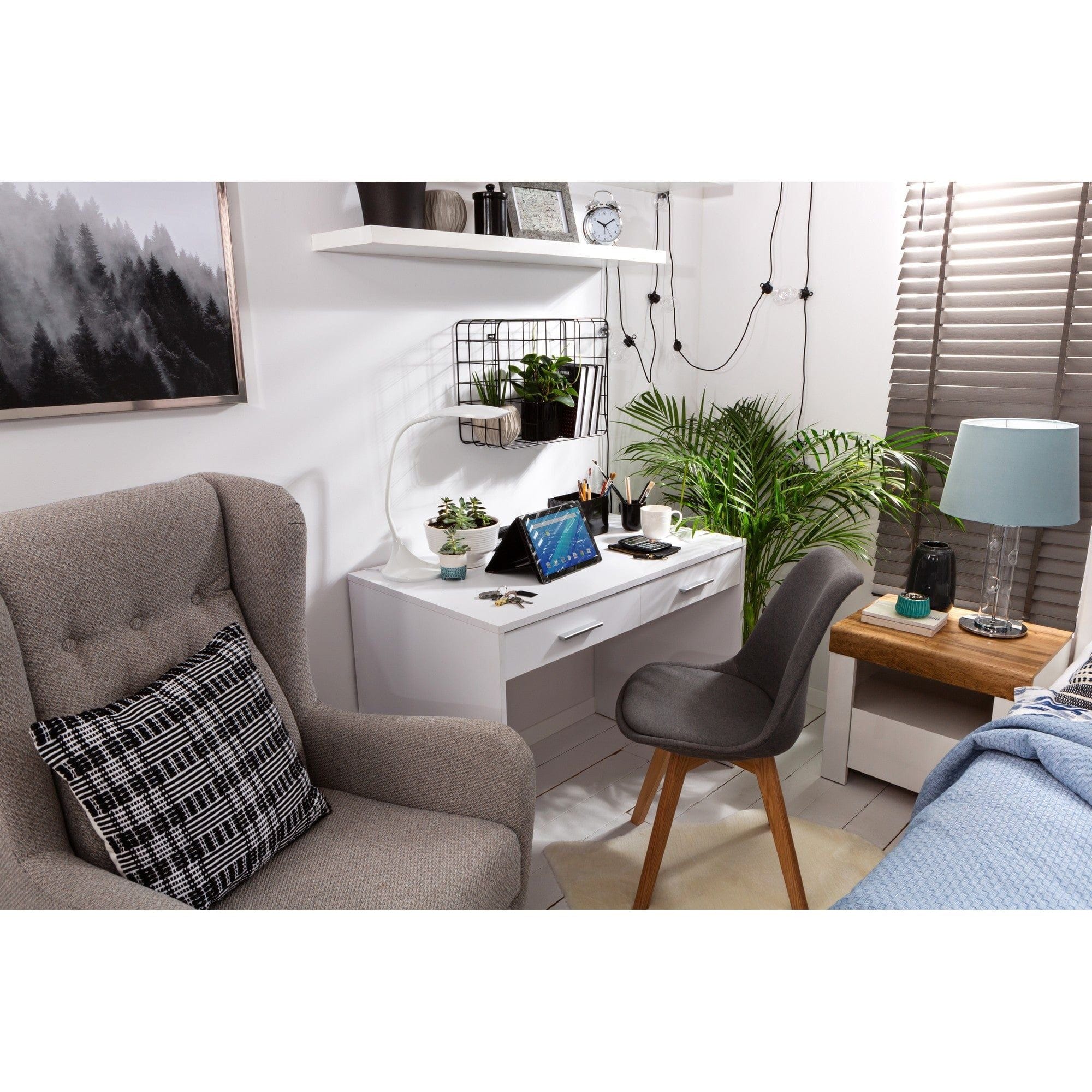 Birou BERGEN OCN-29939, alb