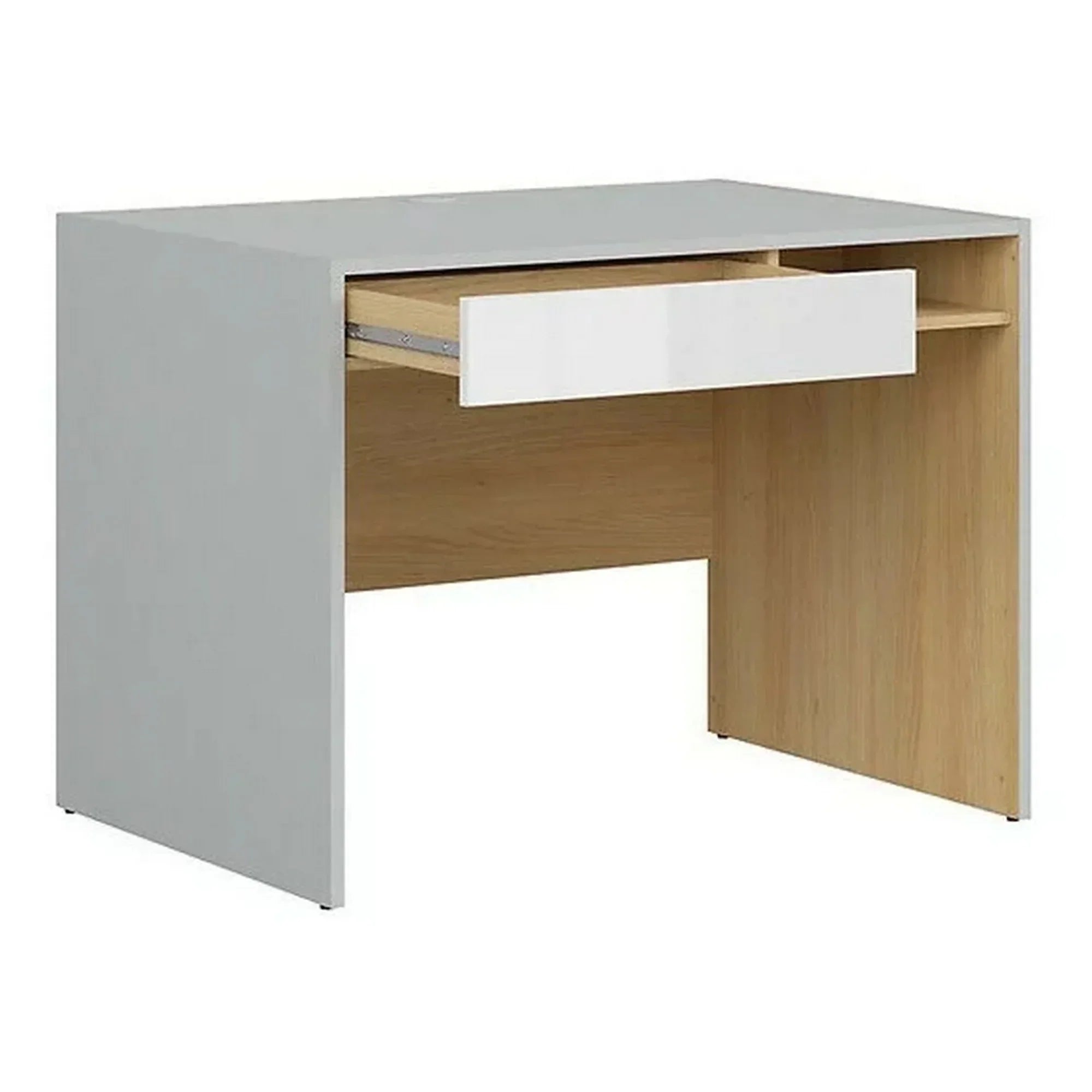 Birou BERGEN OCN-29940, gri deschis/stejar