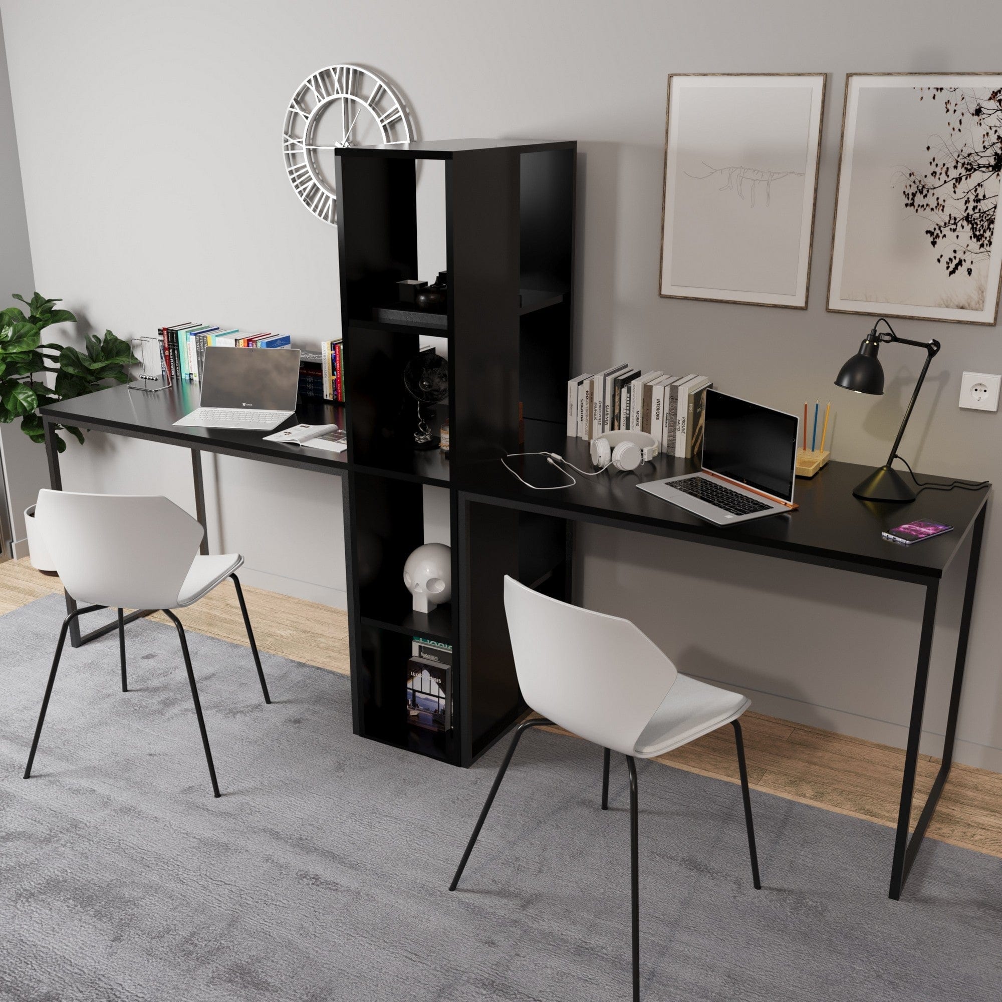 Birou AMSTERDAM OCN-34540, negru