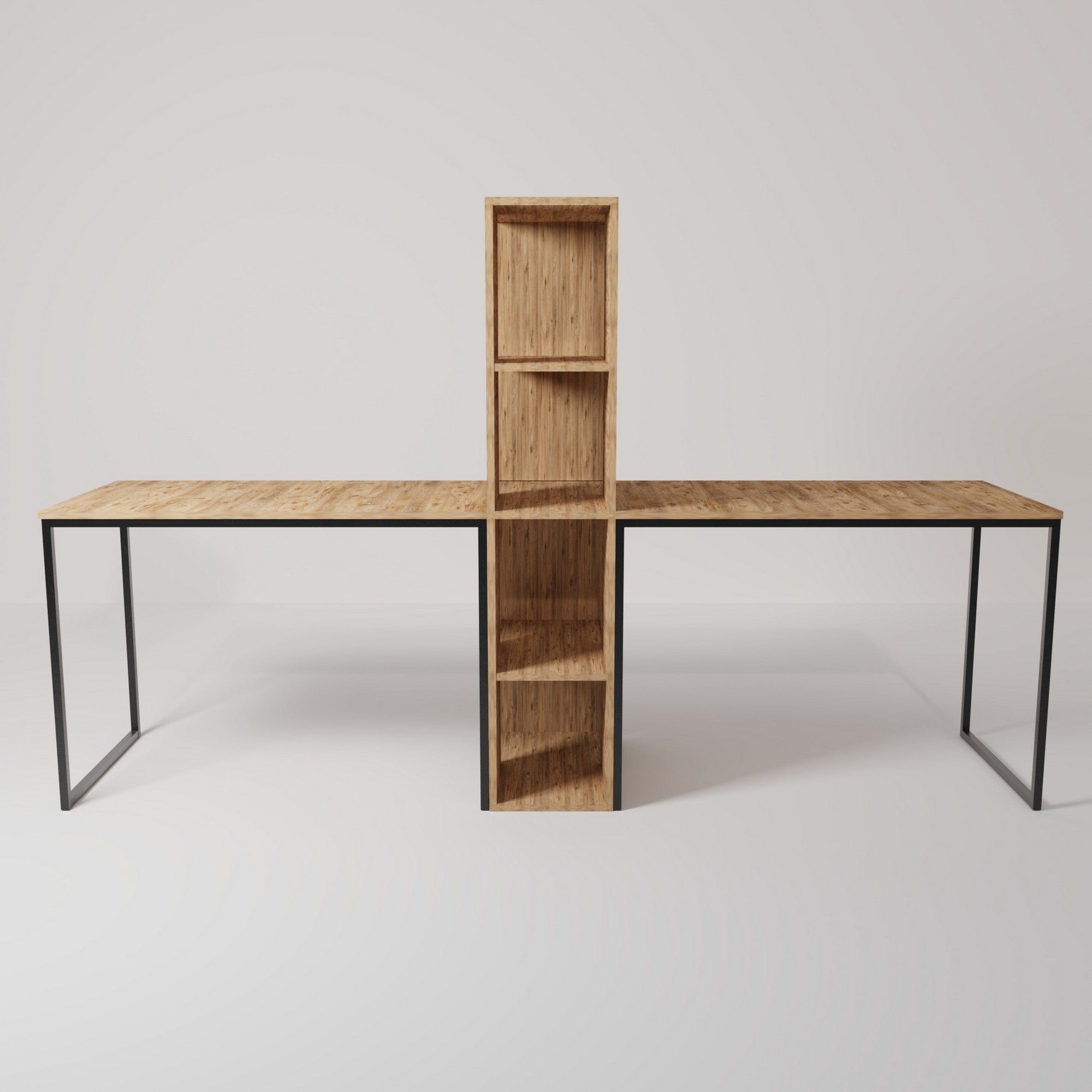 Birou AMSTERDAM OCN-34478, stejar/negru