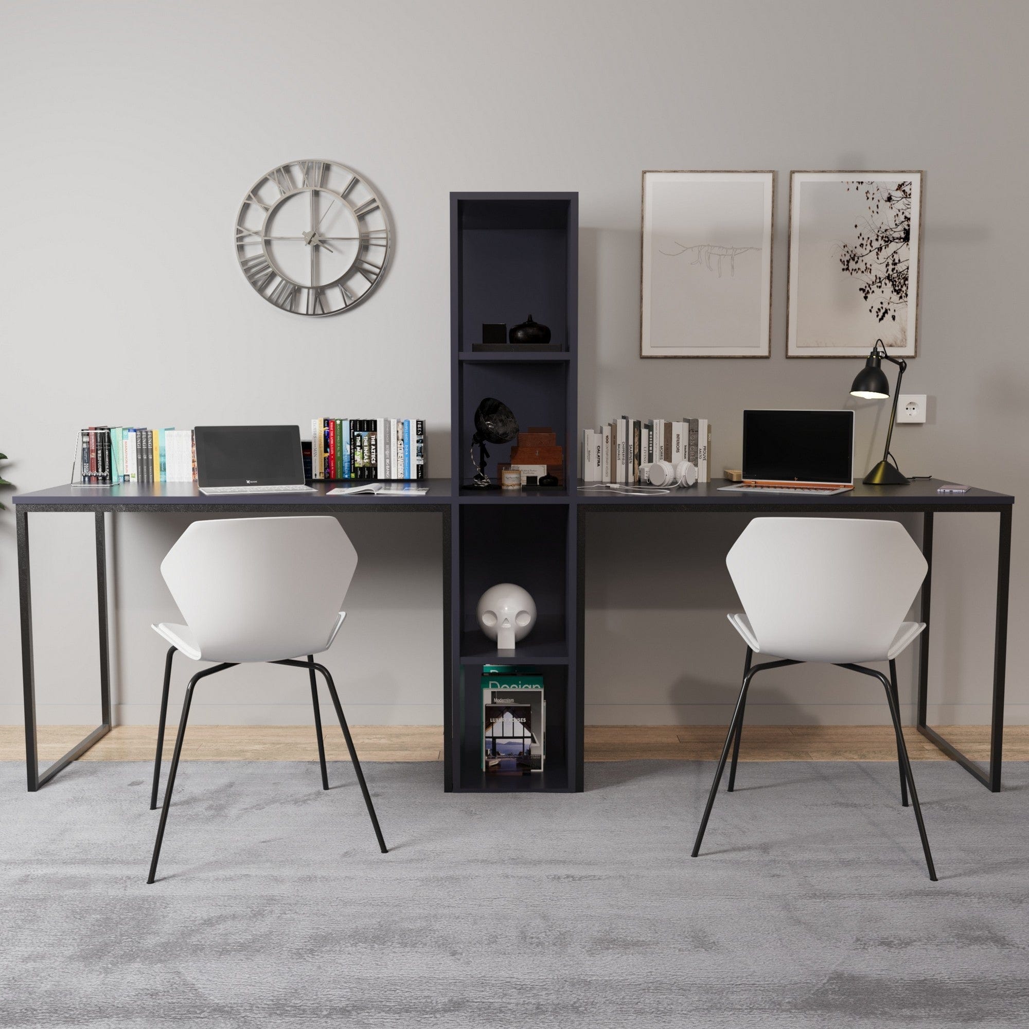 Birou AMSTERDAM OCN-34541, gri antracit