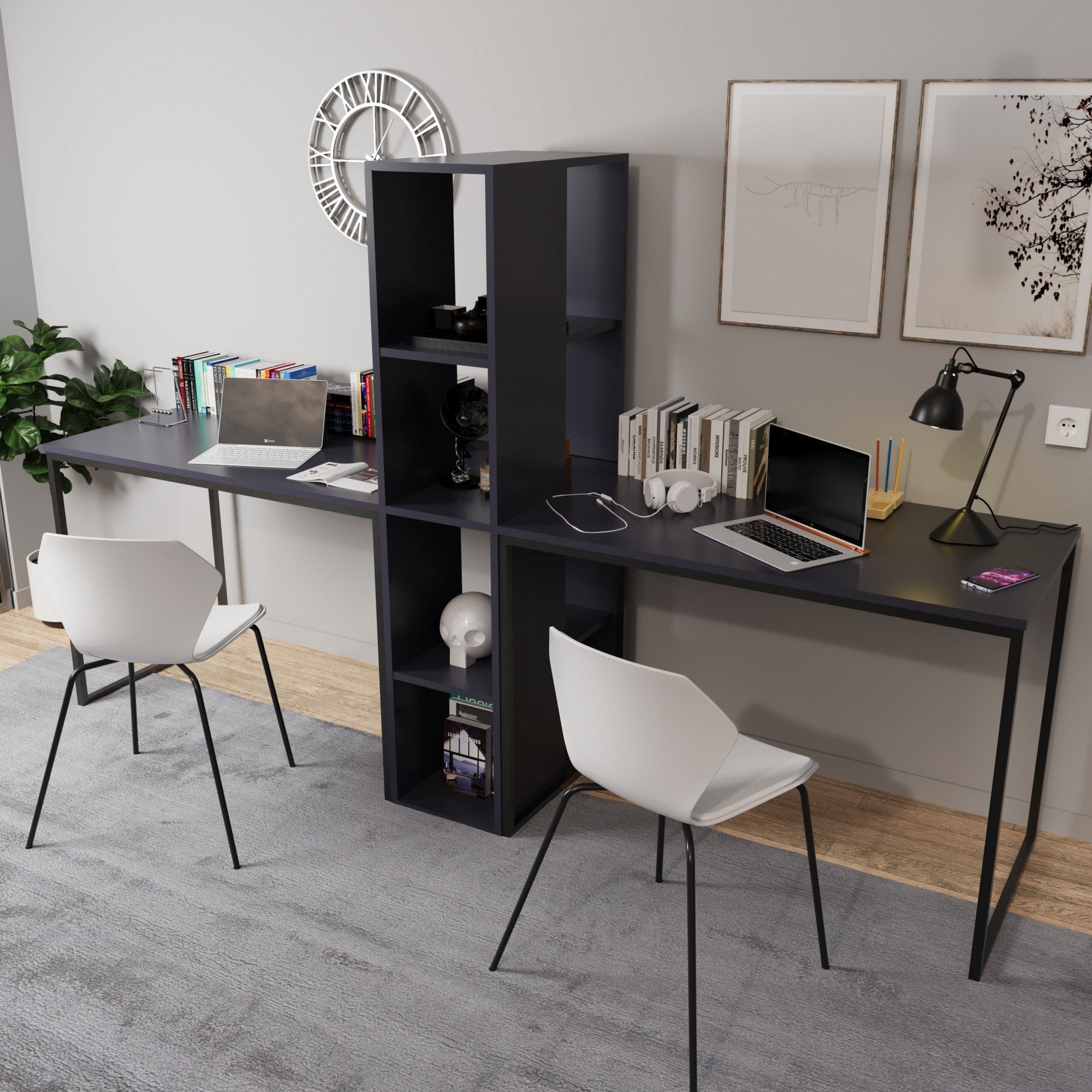 Birou AMSTERDAM OCN-34541, gri antracit