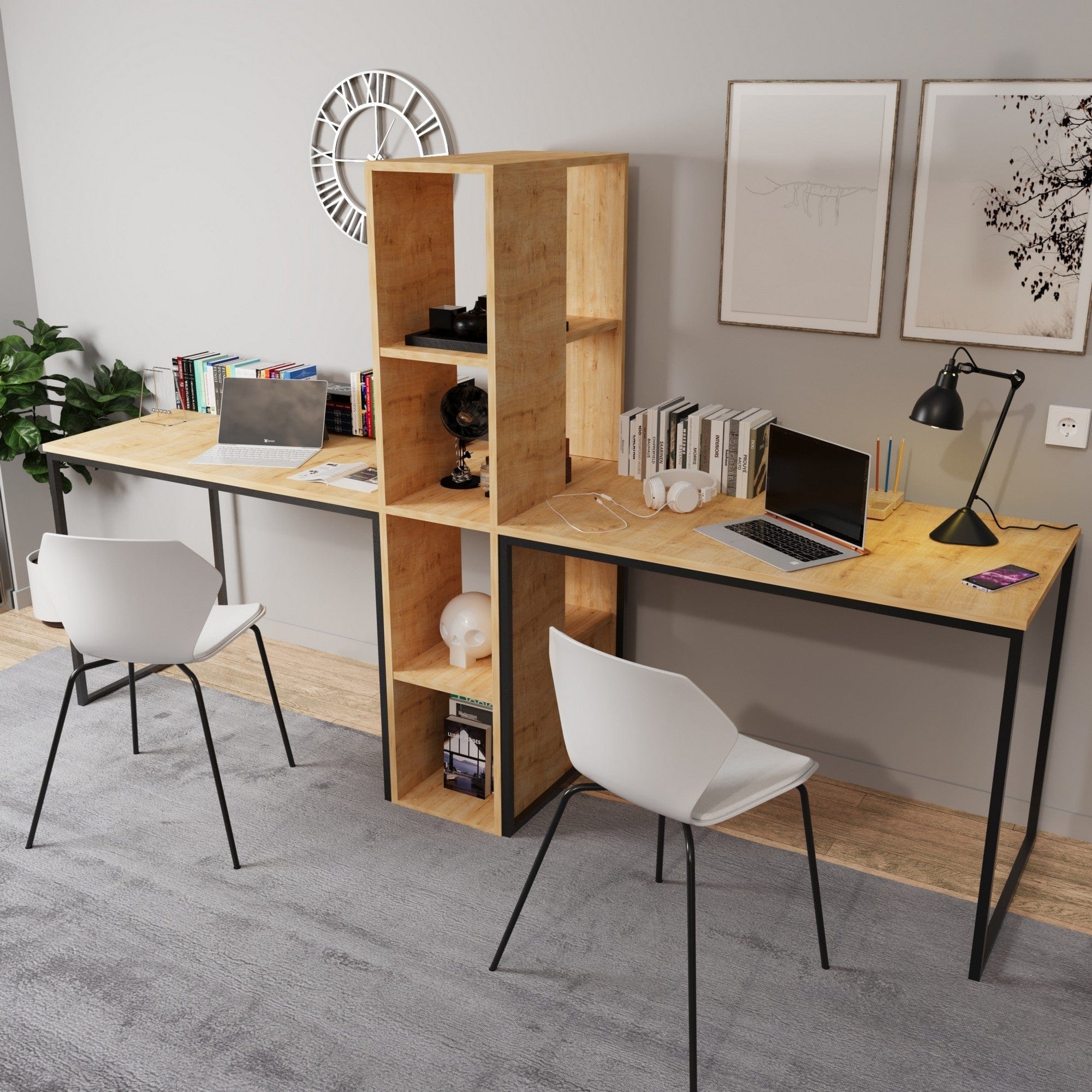 Birou AMSTERDAM OCN-34479, stejar