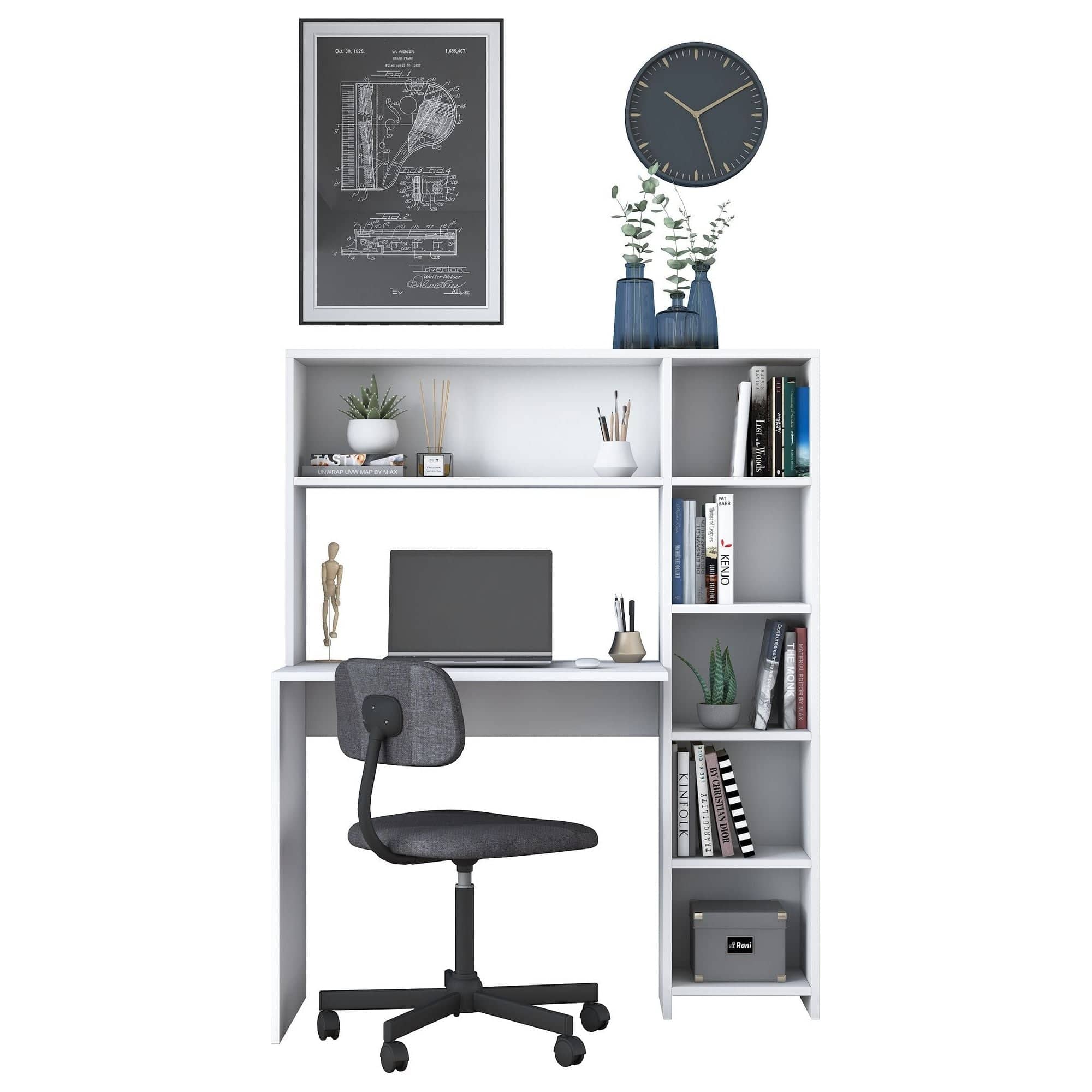 Birou AMSTERDAM OCN-35761, alb