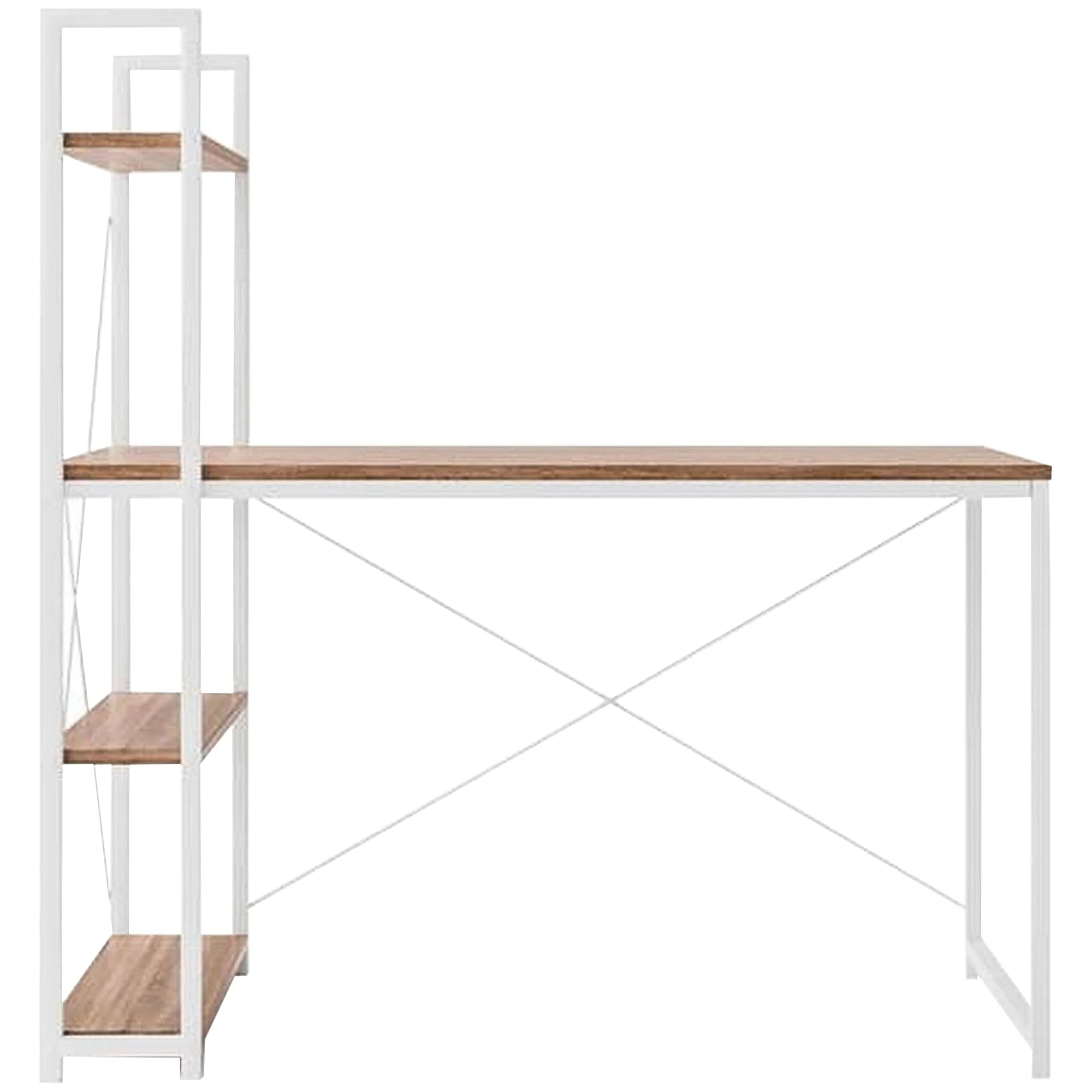 Birou HOUSTON OCN-38225, alb/stejar sonoma