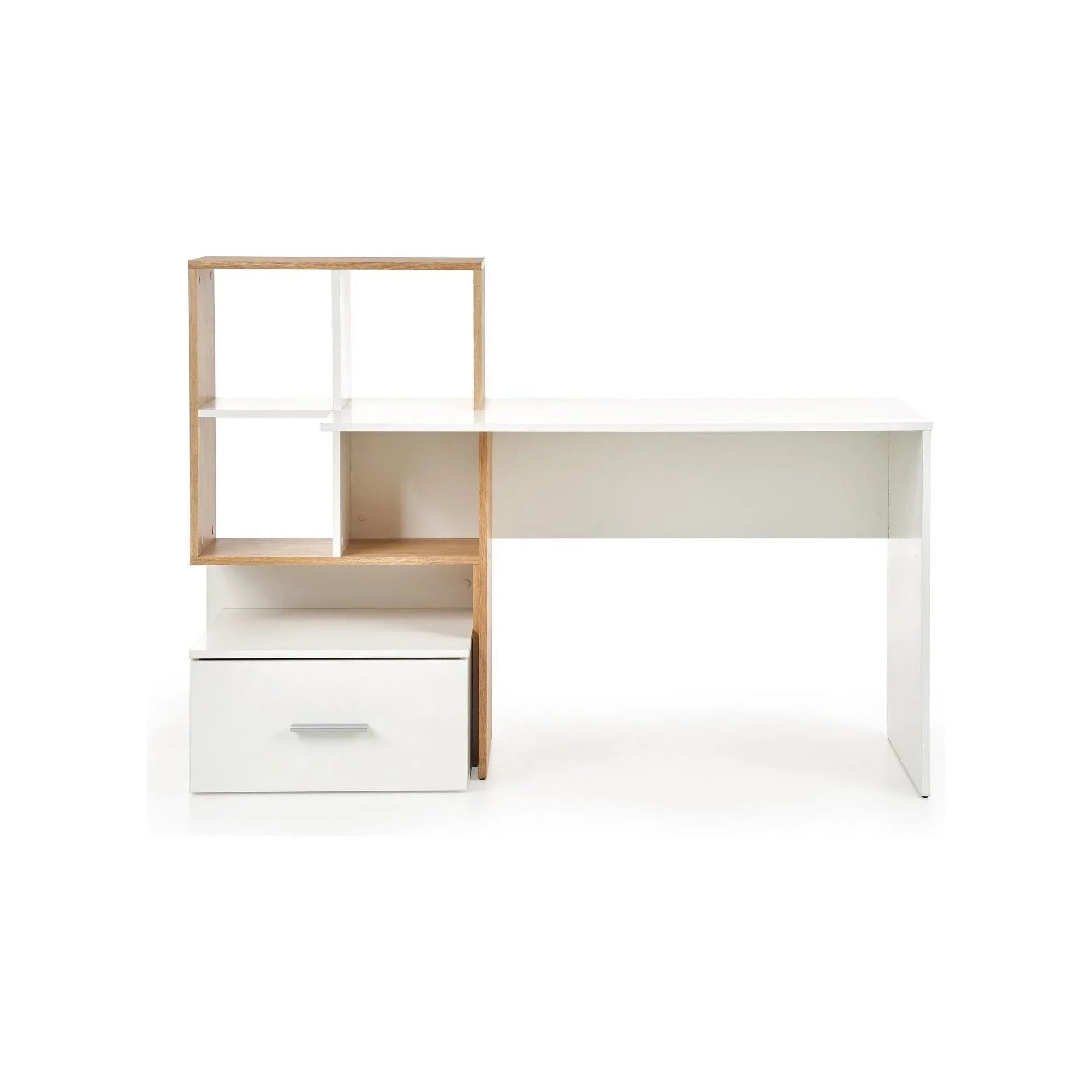 Birou HOUSTON OCN-38227, alb/stejar wotan