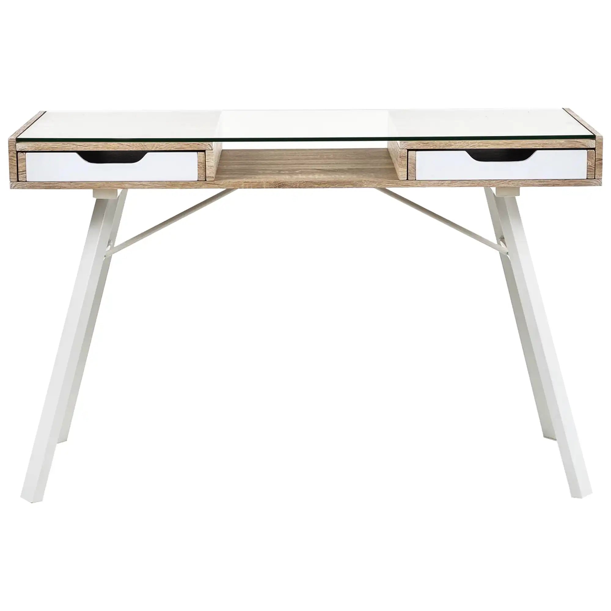 Birou HOUSTON OCN-38243, stejar sonoma/alb