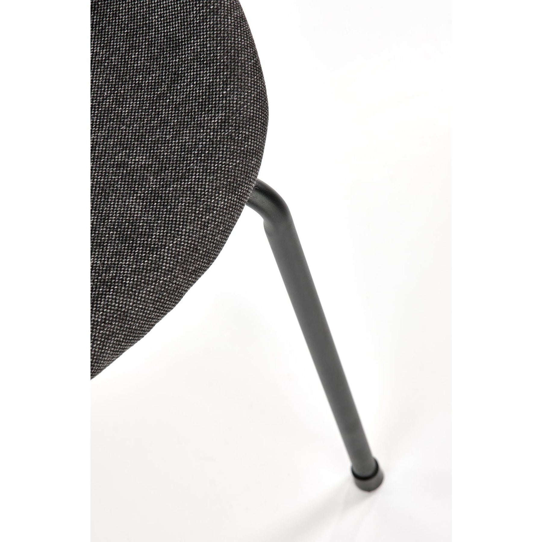 Scaun K467, gri inchis/stejar, stofa clasica/placaj/metal, 47x57x81 cm