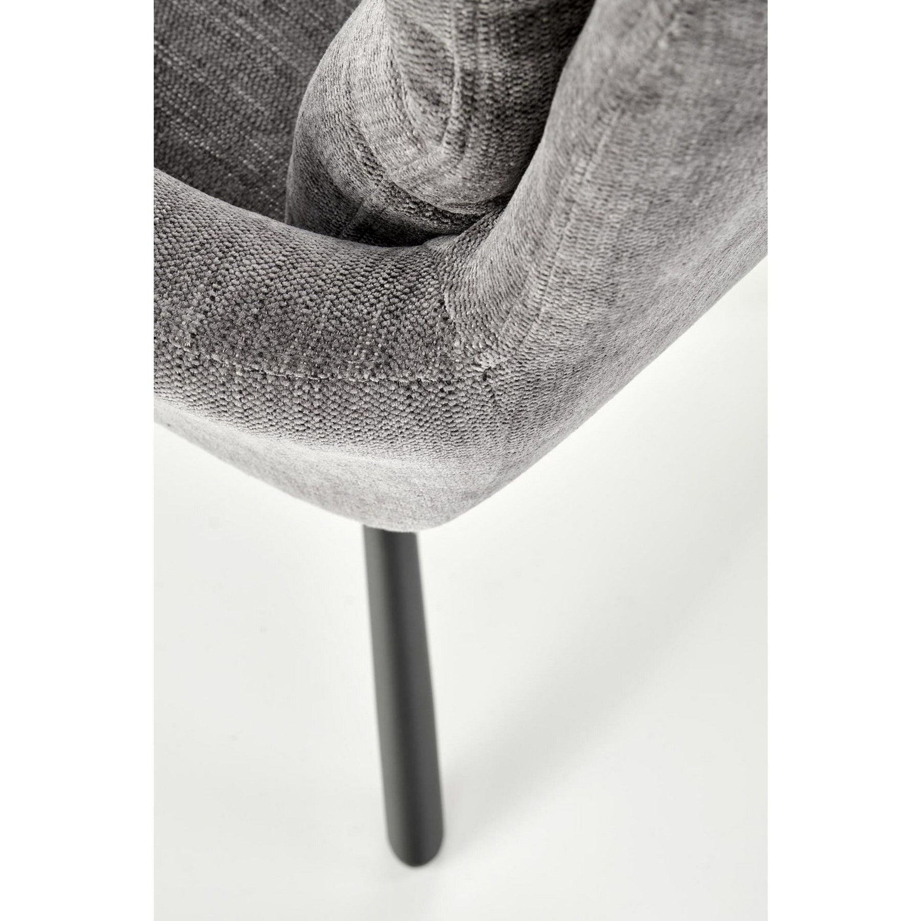 Scaun rotativ K495, gri, stofa clasica, 87x60x65 cm