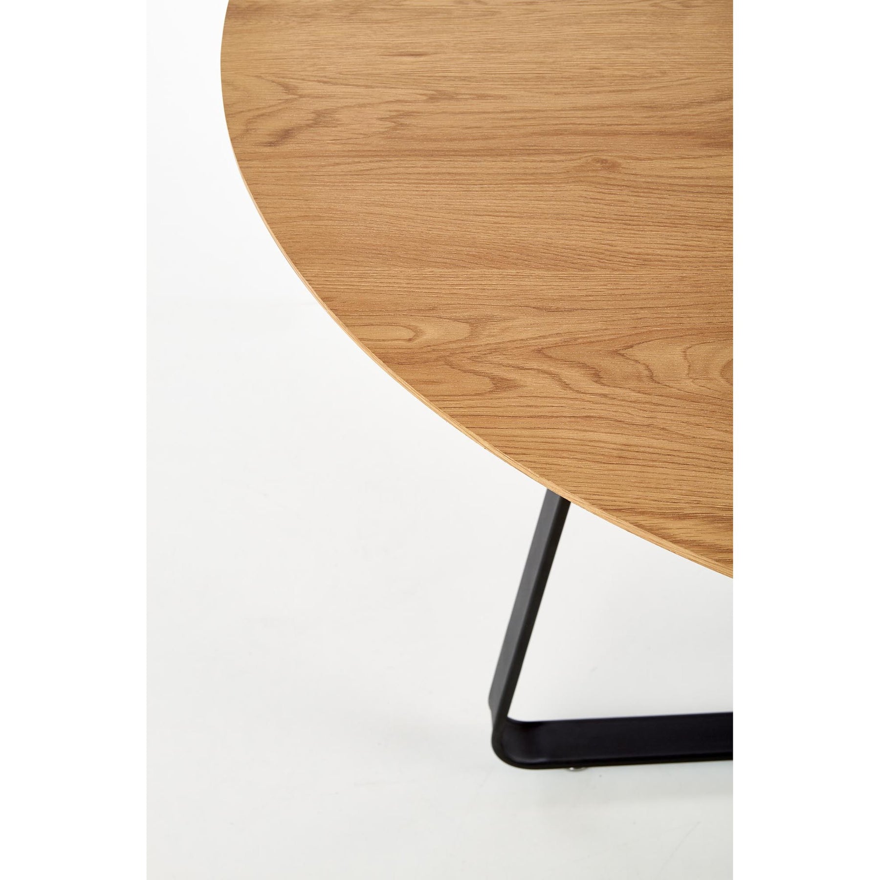 Masuta cafea LOOPER, stejar auriu/negru, 120X78X56 CM