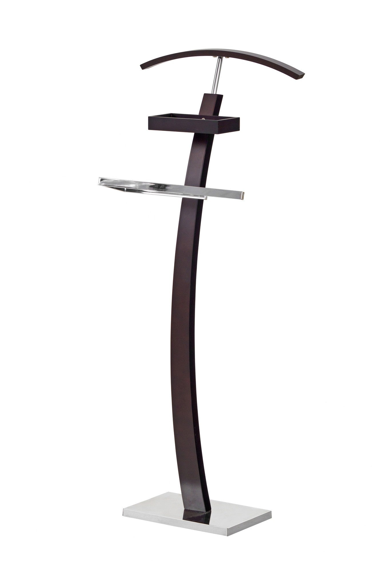 Stander haine WU13, wenge, otel/lemn, 31x20x117 cm