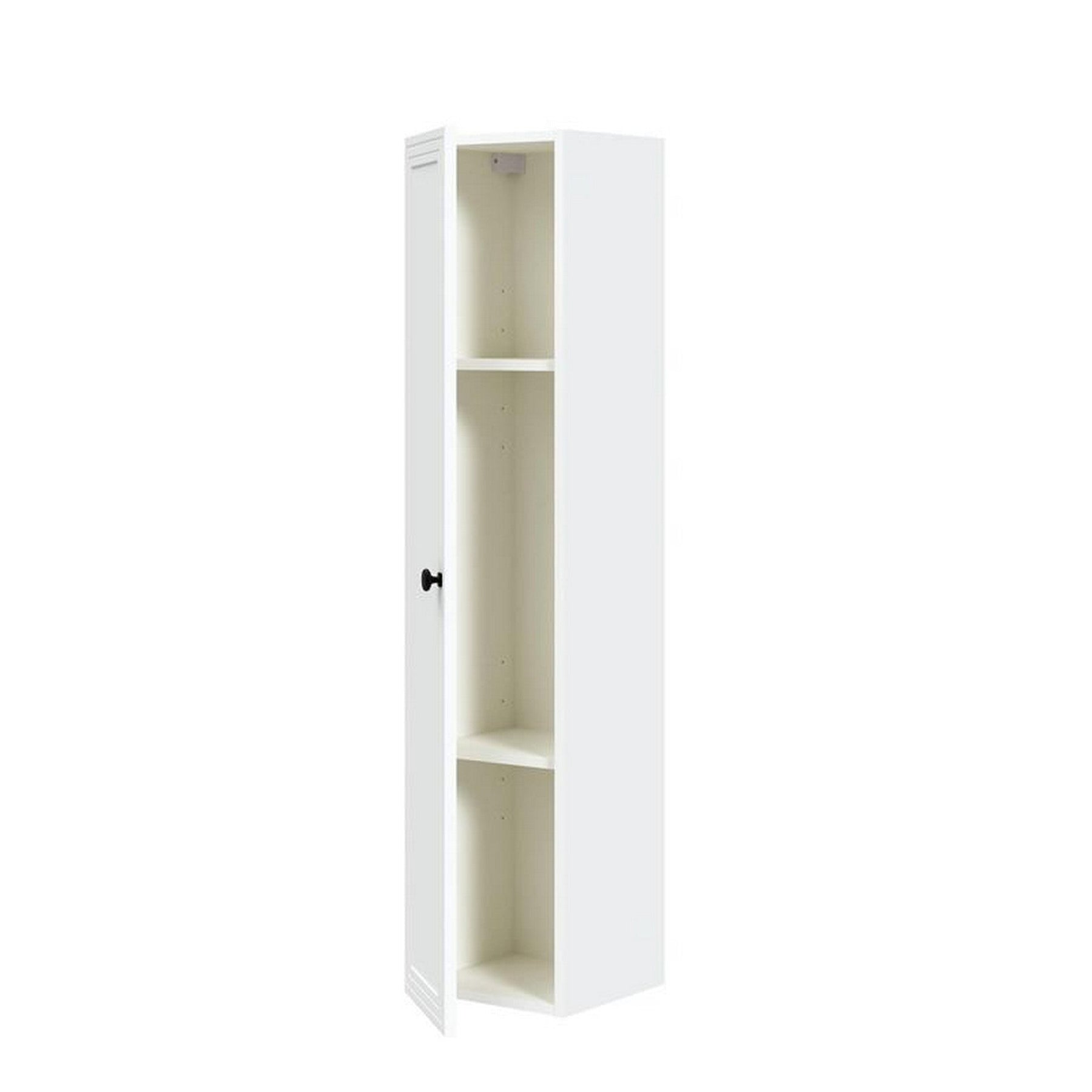 Dulap baie TORETO, alb mat, PAL laminat, cu o usa, 32x32x135 cm