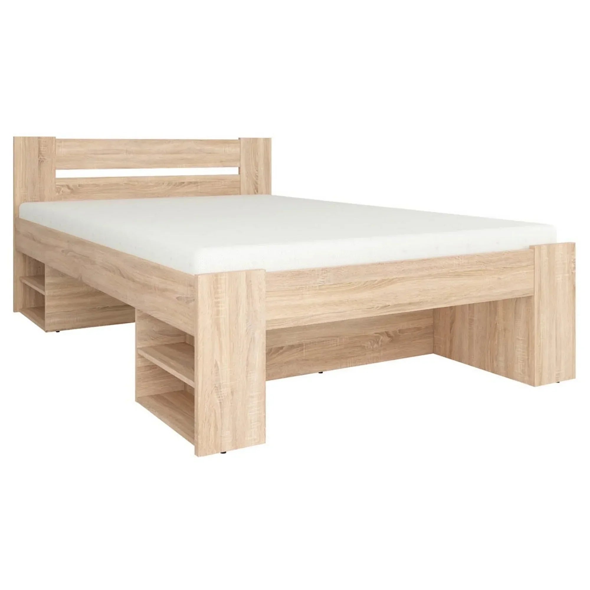 Cadru pat 140x200 BERGEN OCN-28695, stejar sonoma