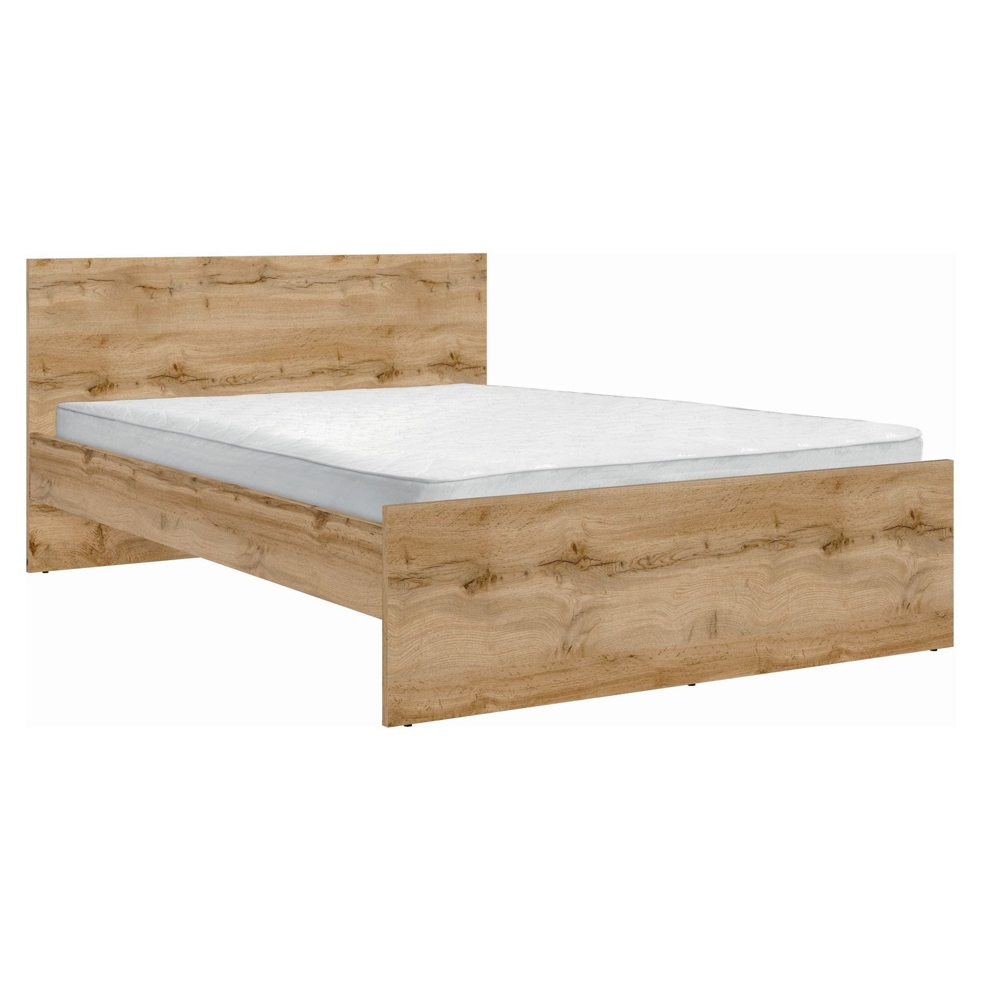 Cadru pat 160x200 BERGEN OCN-28730, stejar wotan