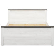 Cadru pat 160x200 BERGEN OCN-28752, pin deschis/pin larico