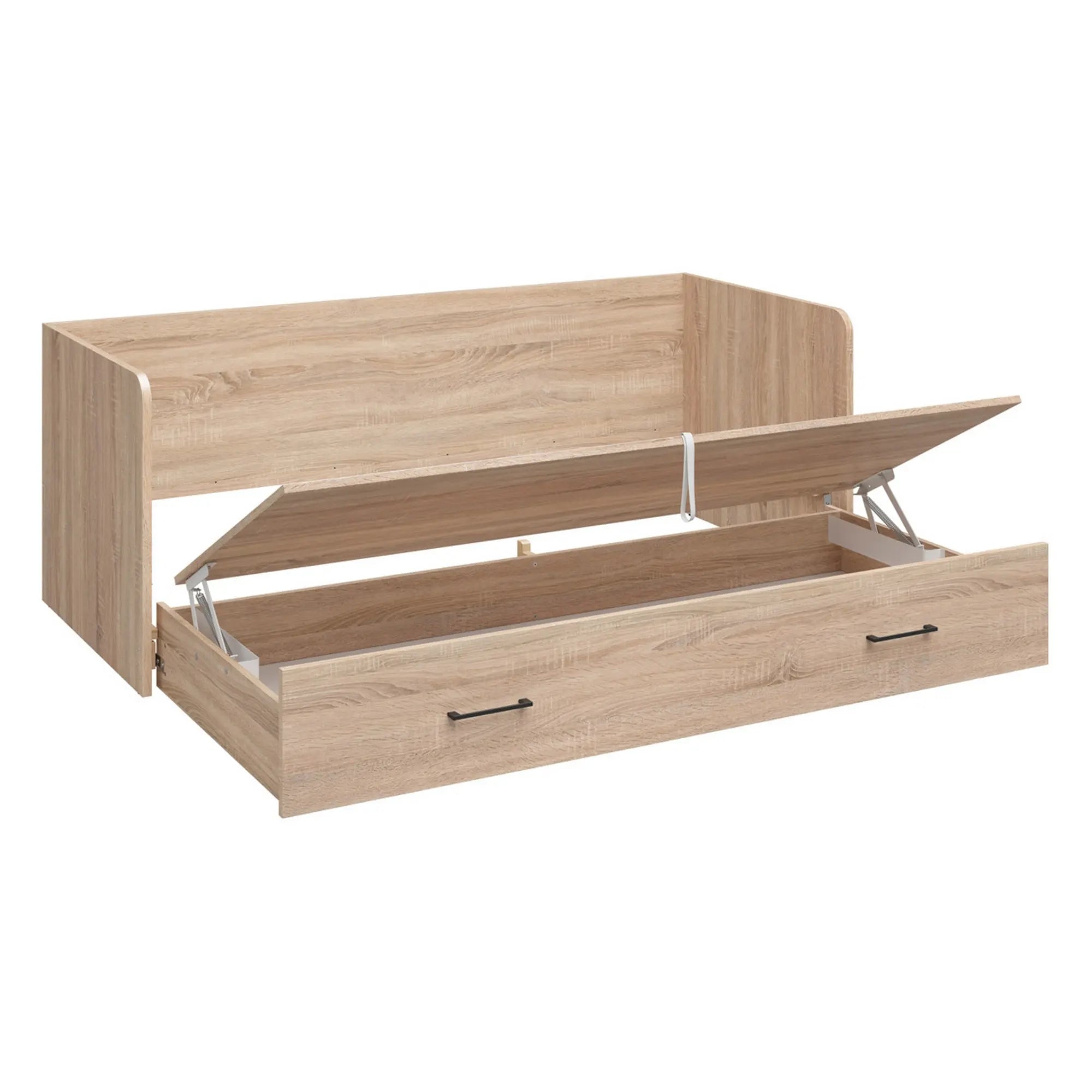 Cadru pat 80/160x200 BERGEN OCN-28756, stejar sonoma