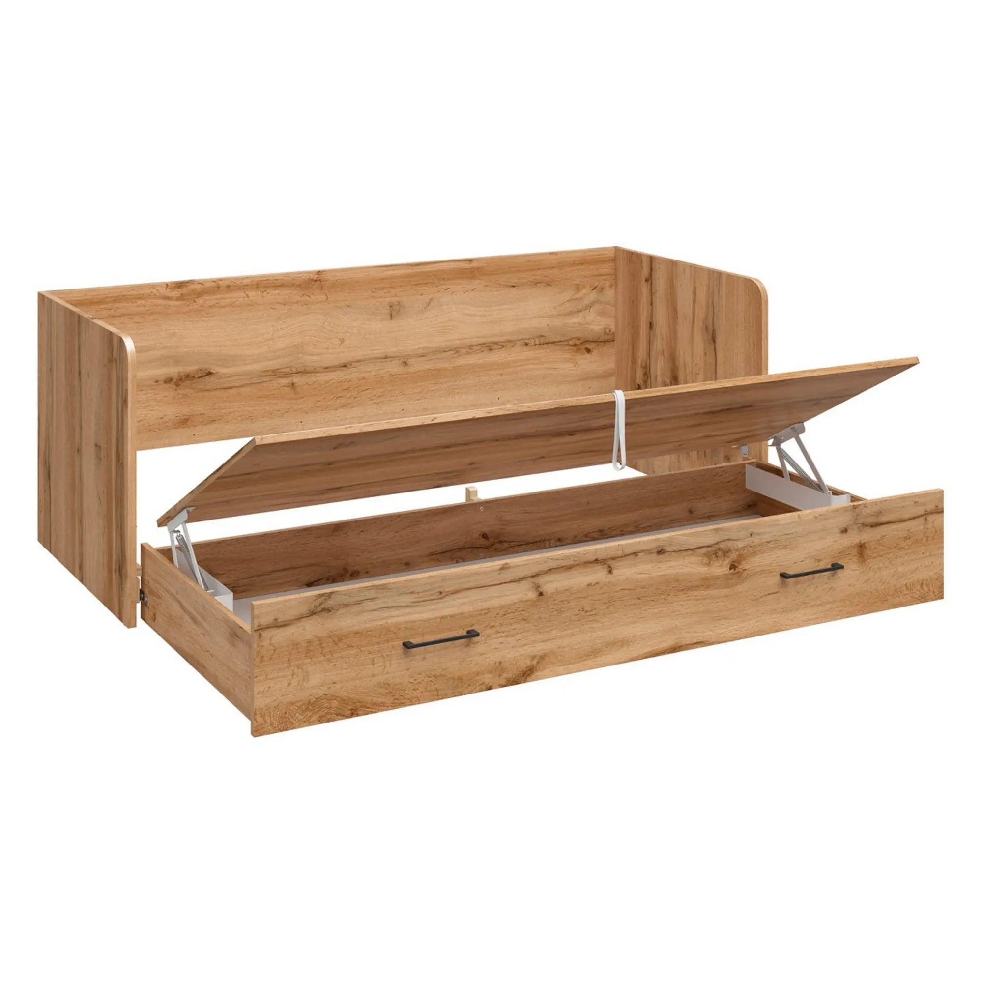 Cadru pat 80/160x200 BERGEN OCN-28761, stejar wotan