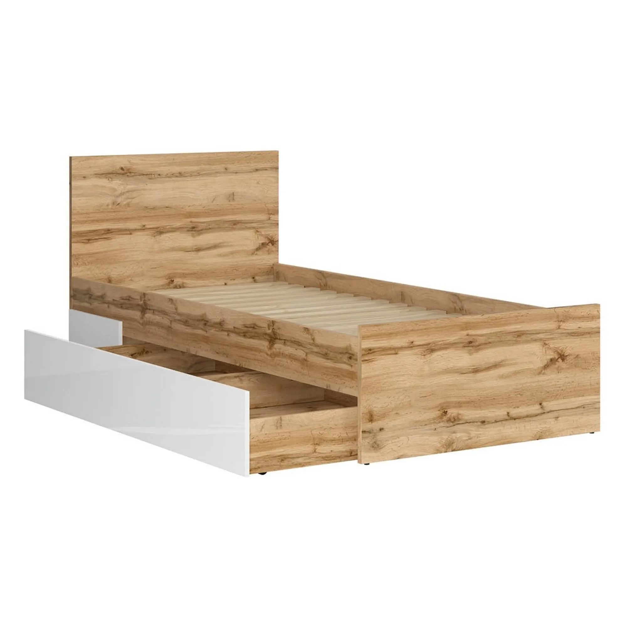 Cadru pat 90x200 BERGEN OCN-28707, stejar wotan