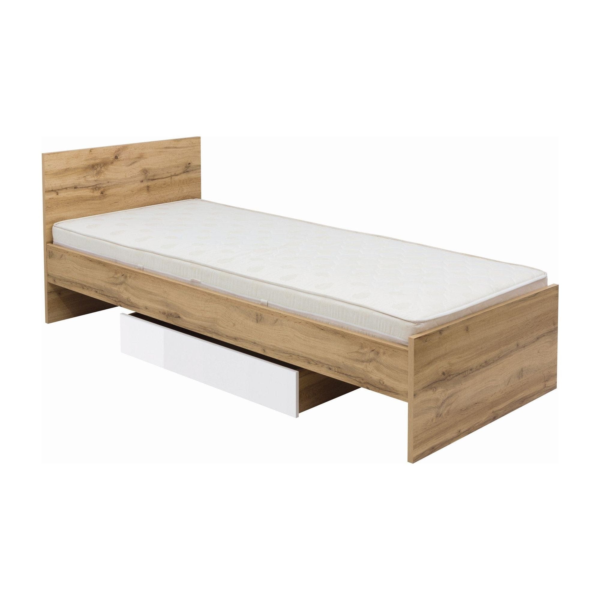 Cadru pat 90x200BERGEN OCN-28718, stejar wotan