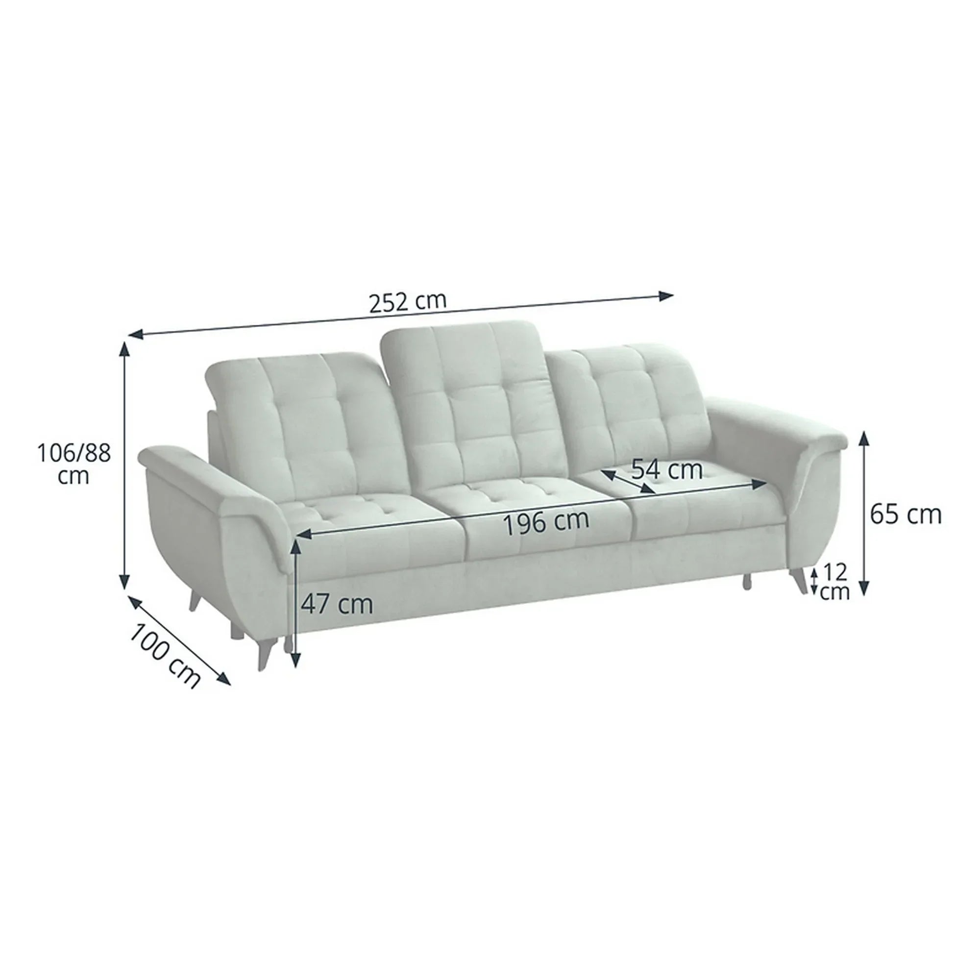 Canapea BERGEN OCN-29842, verde