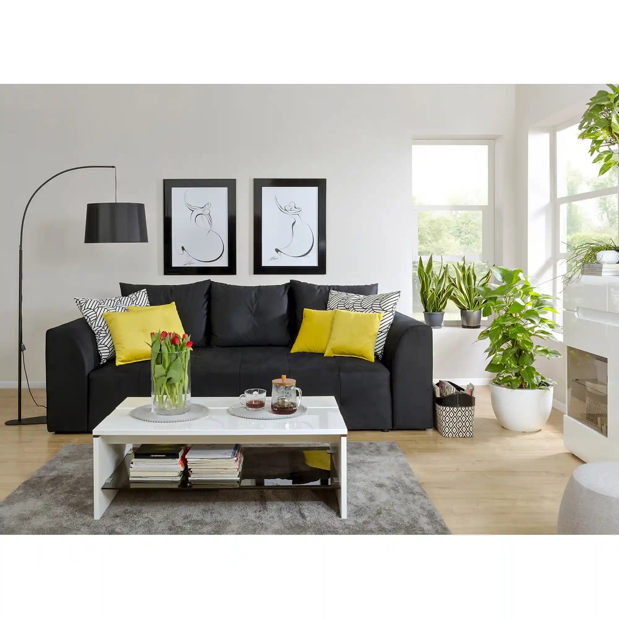 Canapea BERGEN OCN-29847, negru