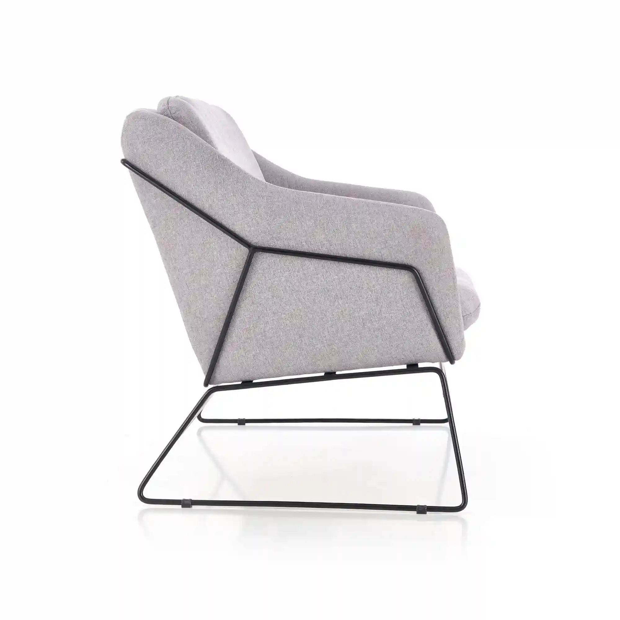 Canapea HOUSTON OCN-38174, gri deschis/negru