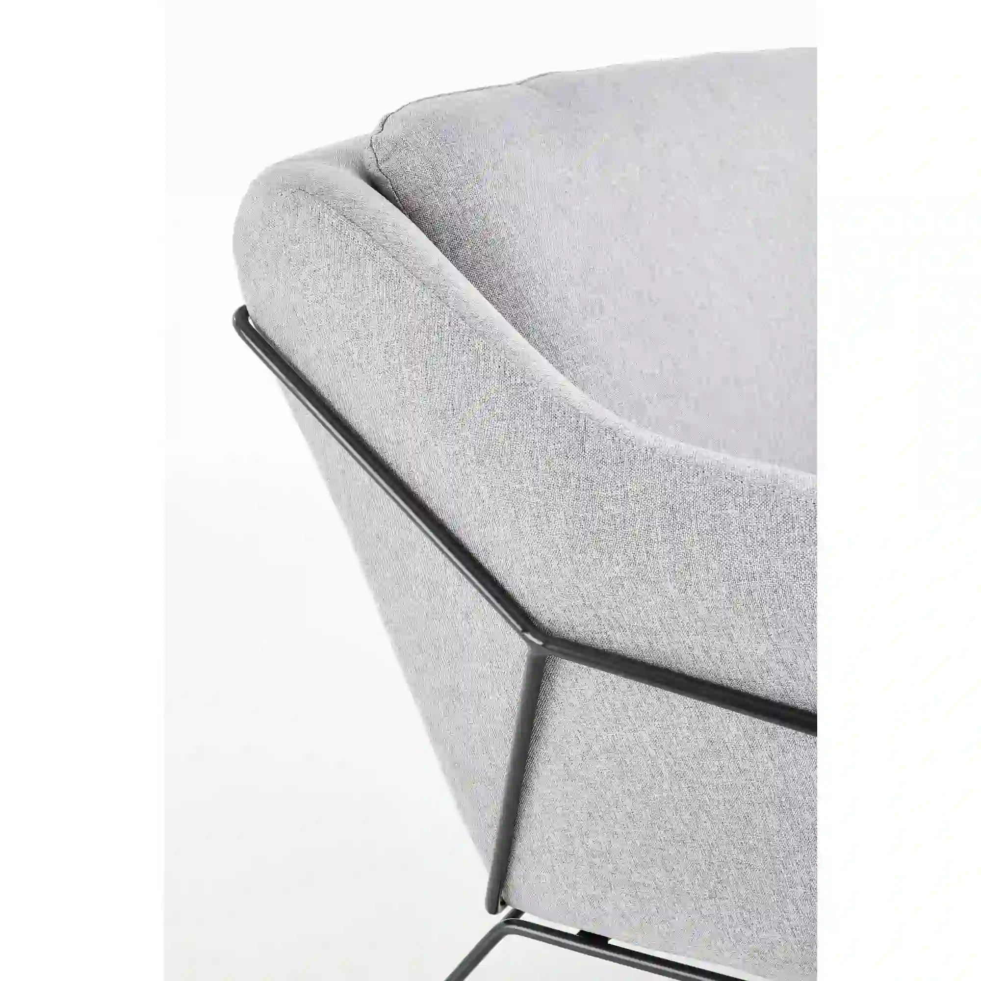 Canapea HOUSTON OCN-38174, gri deschis/negru