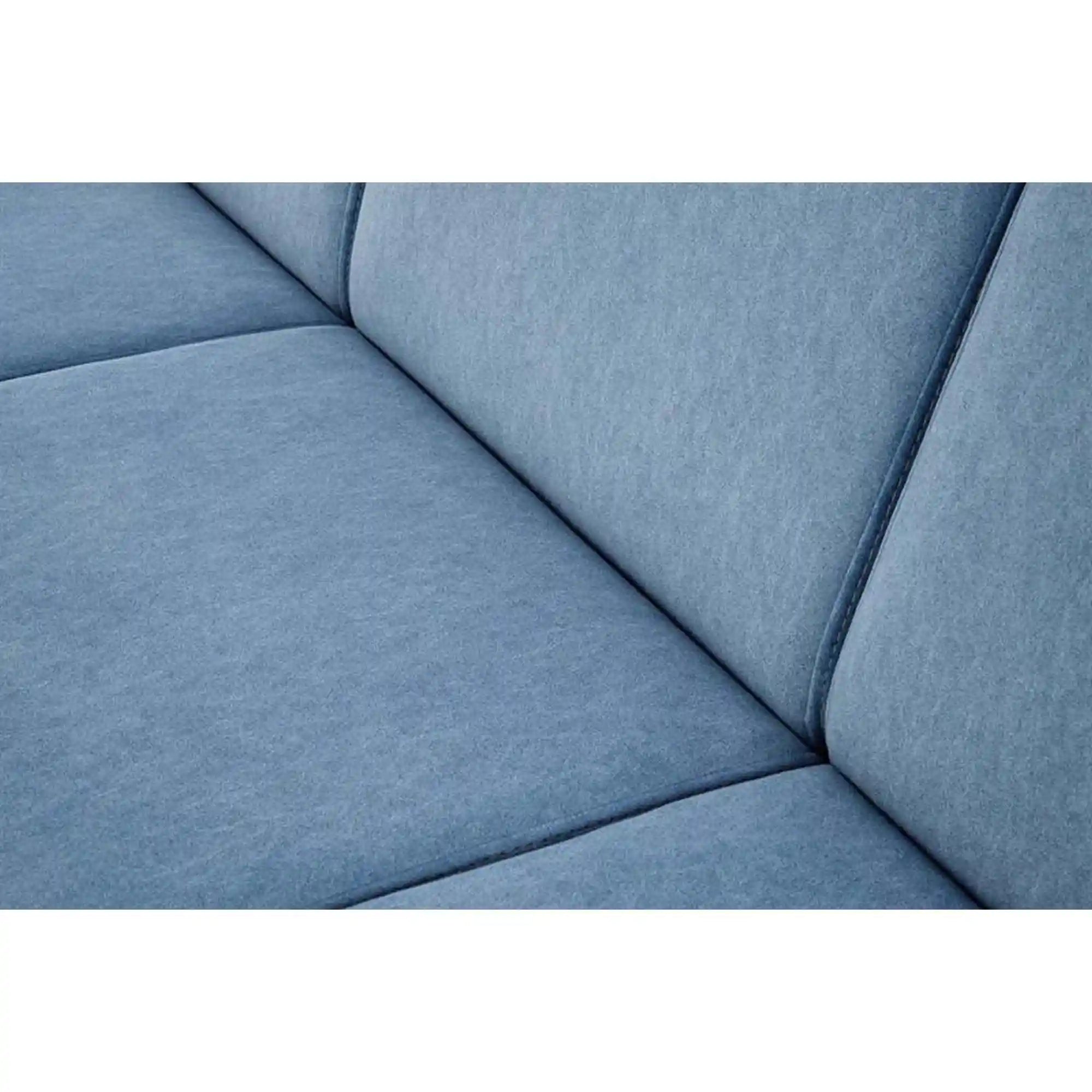 Canapea HOUSTON OCN-38184, albastru/nuc