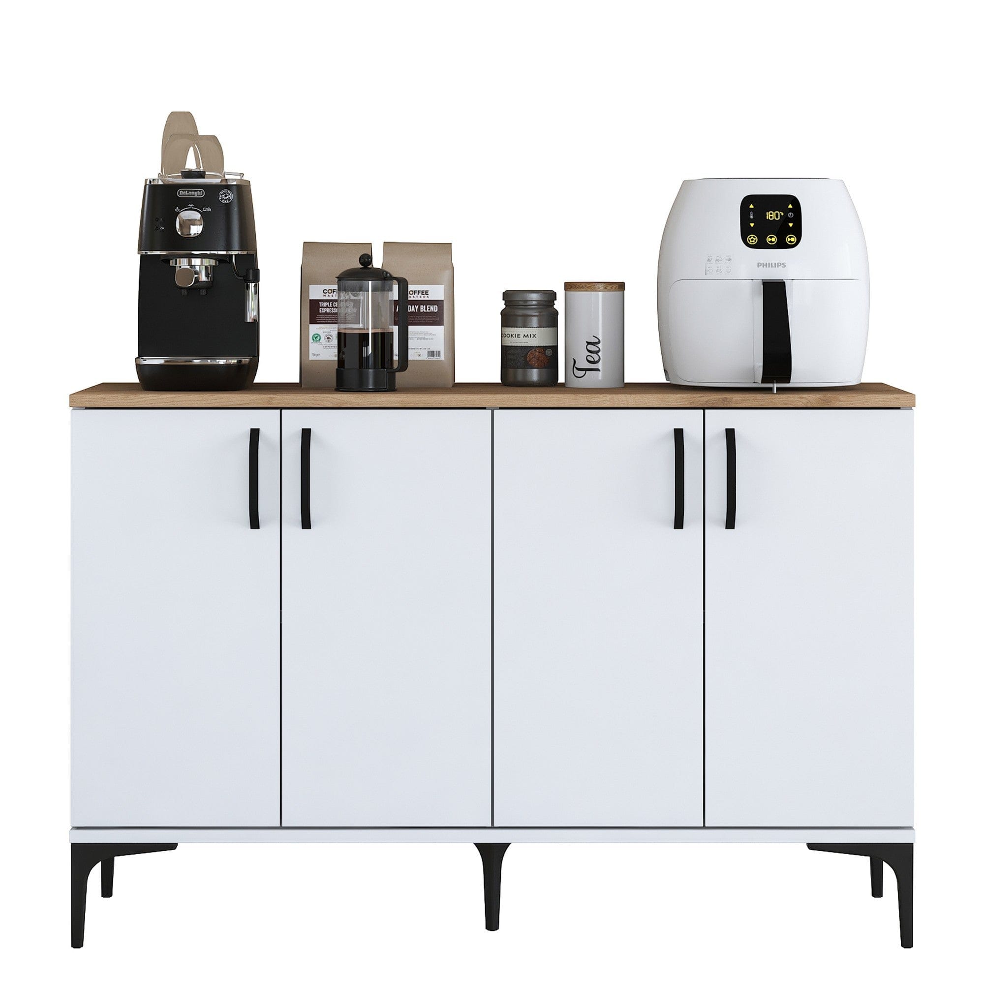 Comoda AMSTERDAM OCN-34118alb/stejar