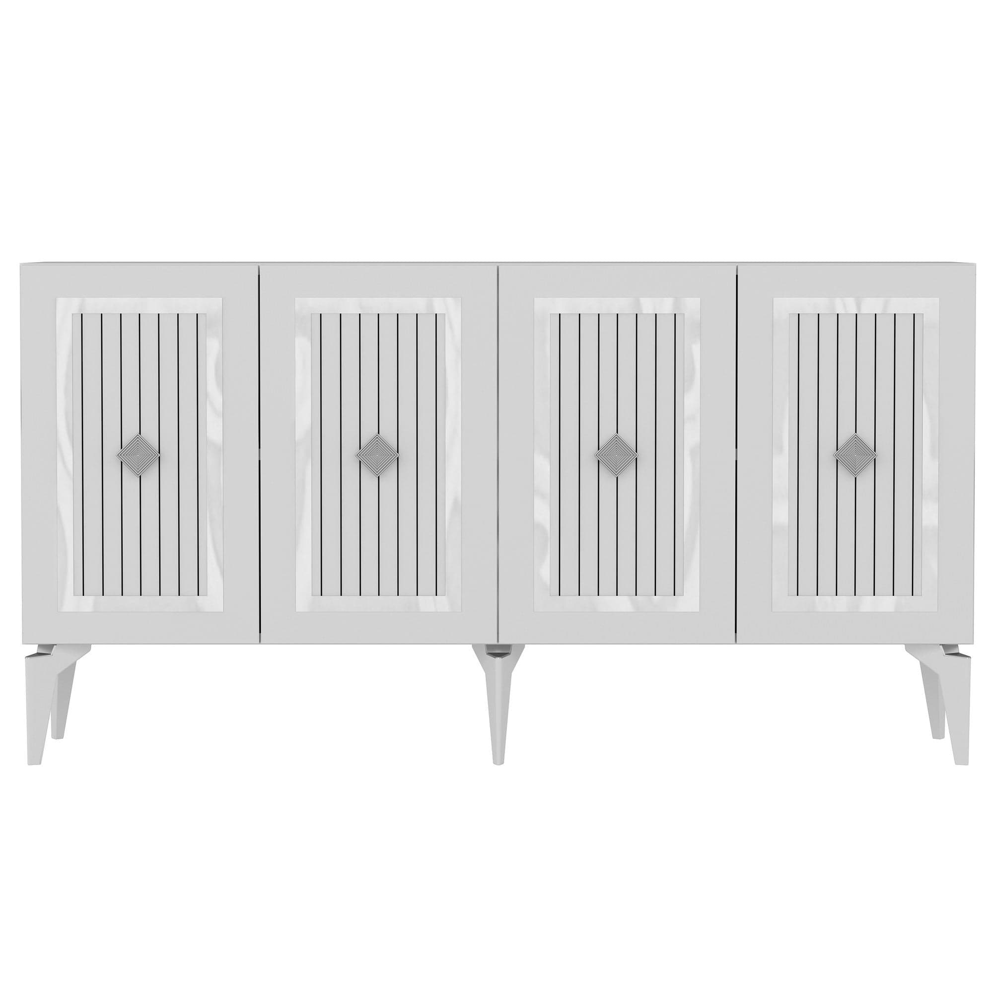 Comoda AMSTERDAM OCN-34207, alb/crom