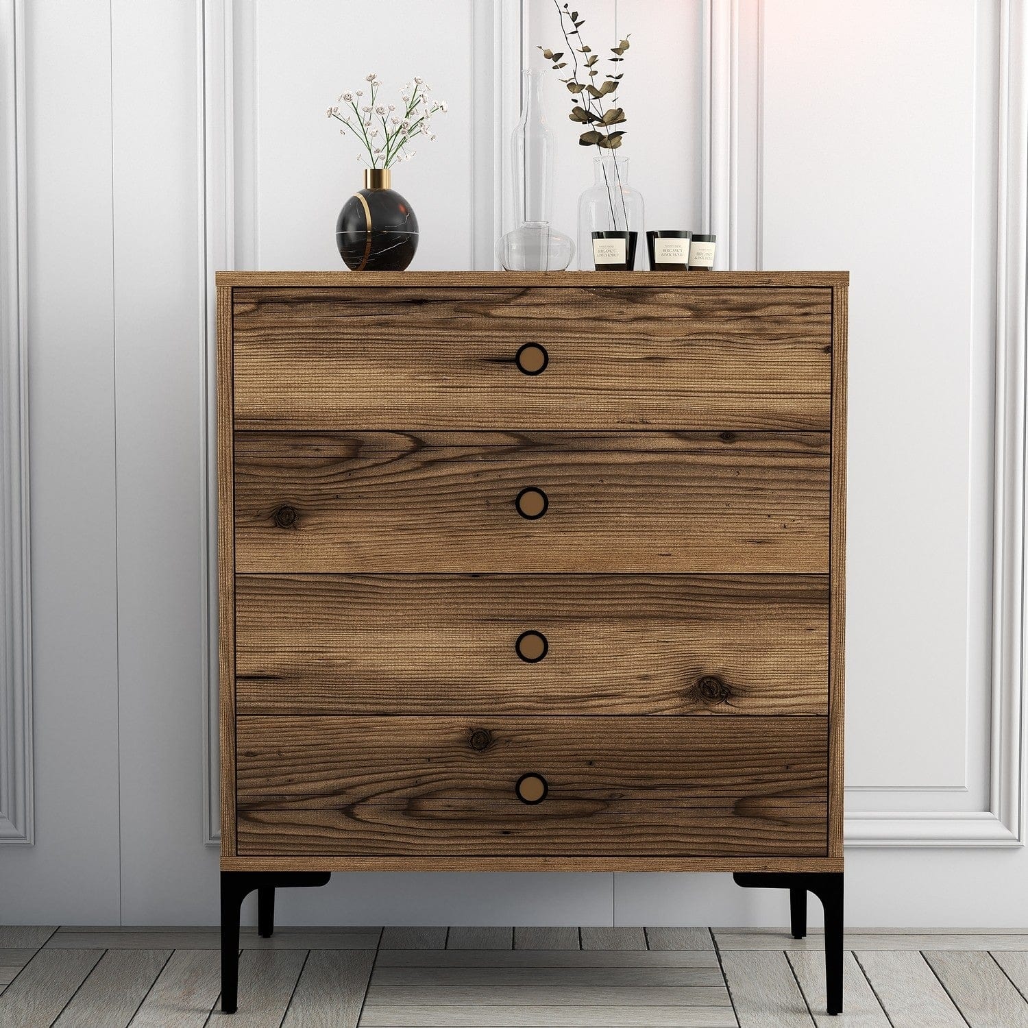 Comoda AMSTERDAM OCN-34210, nuc/negru