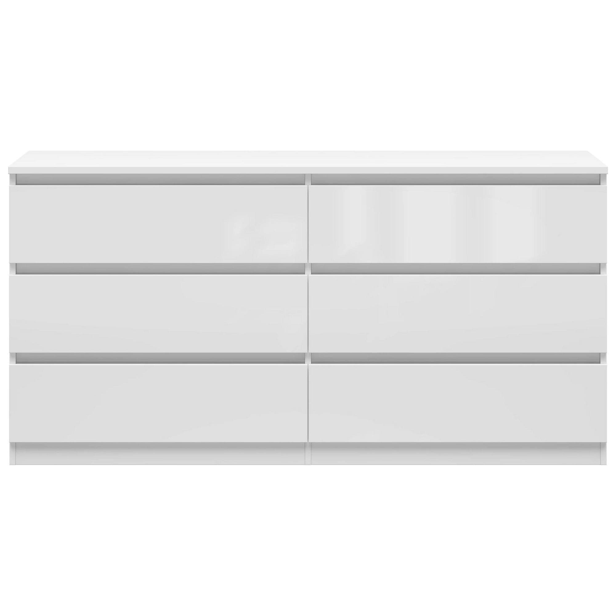 Comoda BERGEN OCN-29506, alb lucios