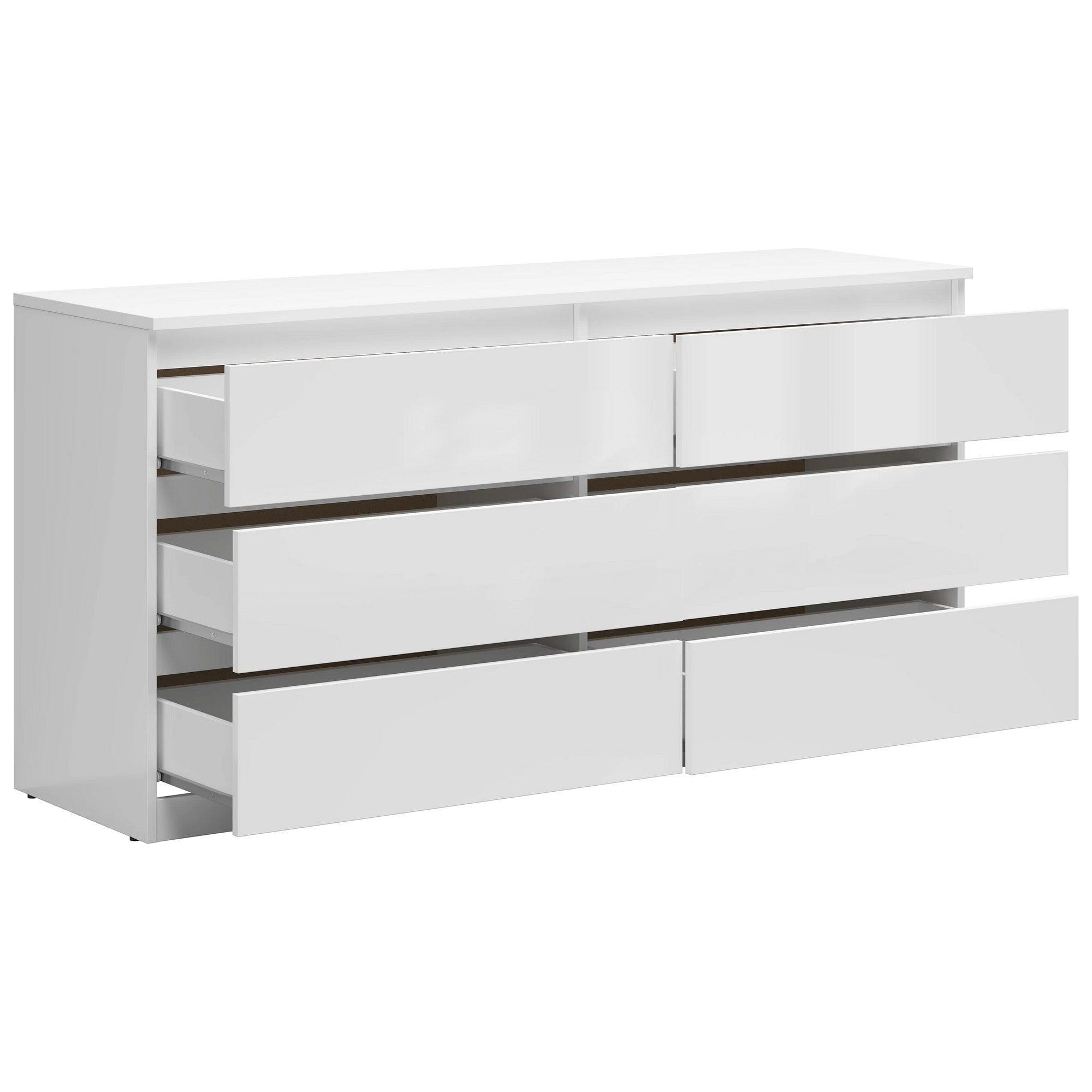 Comoda BERGEN OCN-29506, alb lucios