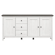 Comoda BERGEN OCN-29509, alb/pin larico