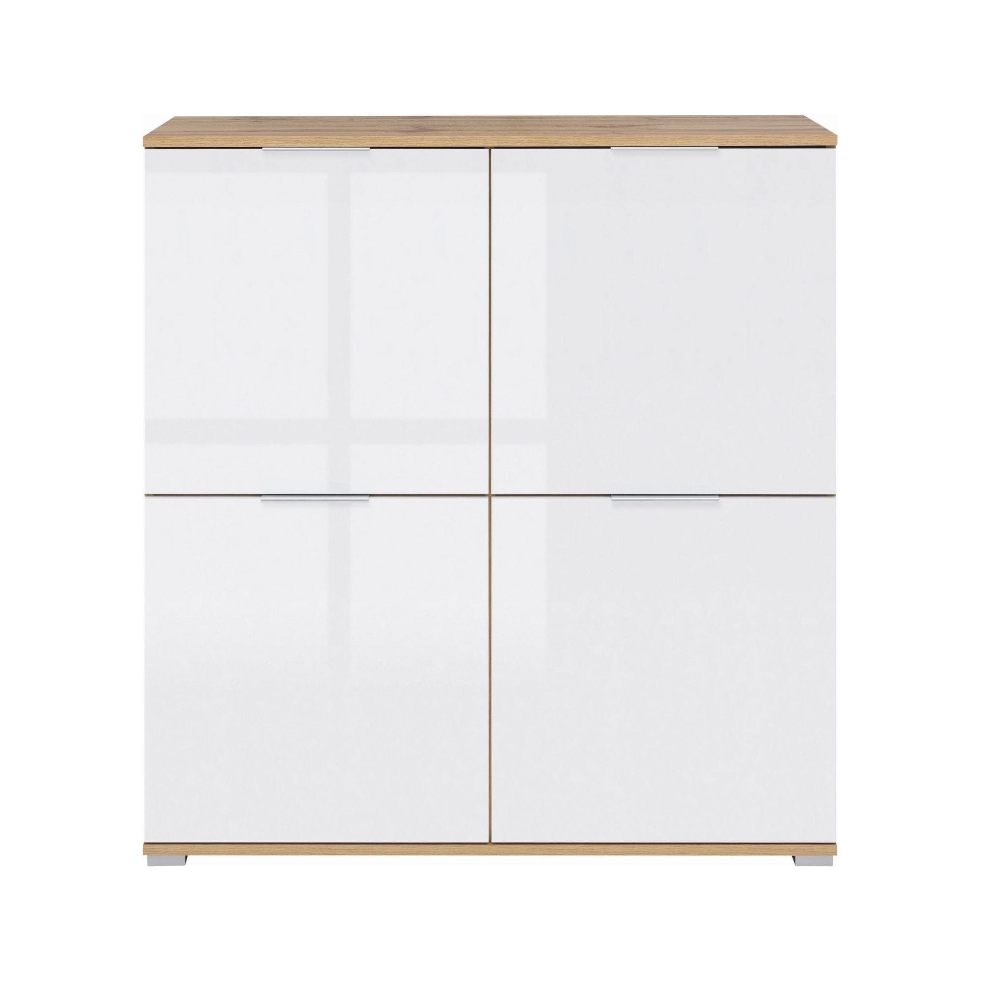 Comoda BERGEN OCN-29514, alb/stejar wotan