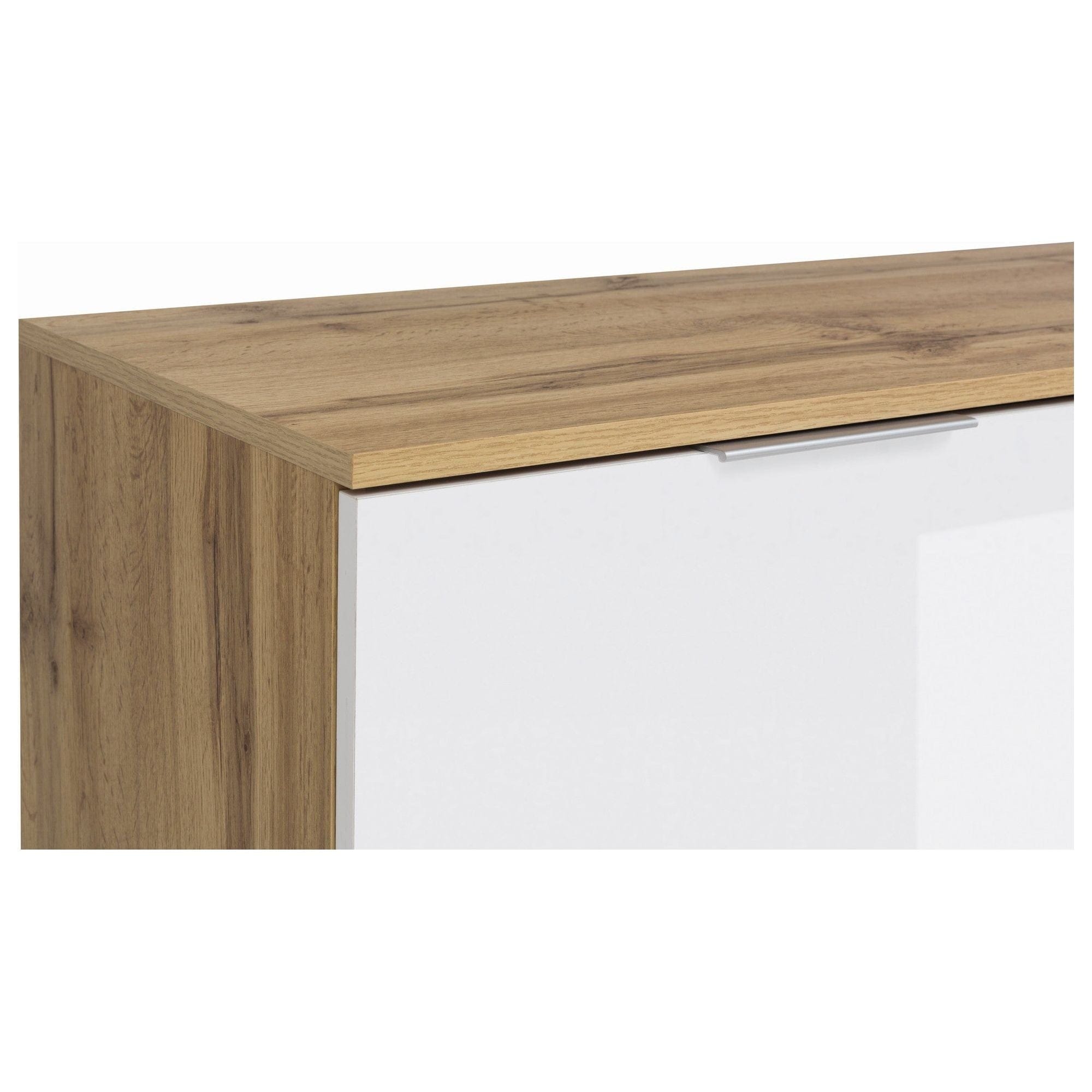 Comoda BERGEN OCN-29514, alb/stejar wotan