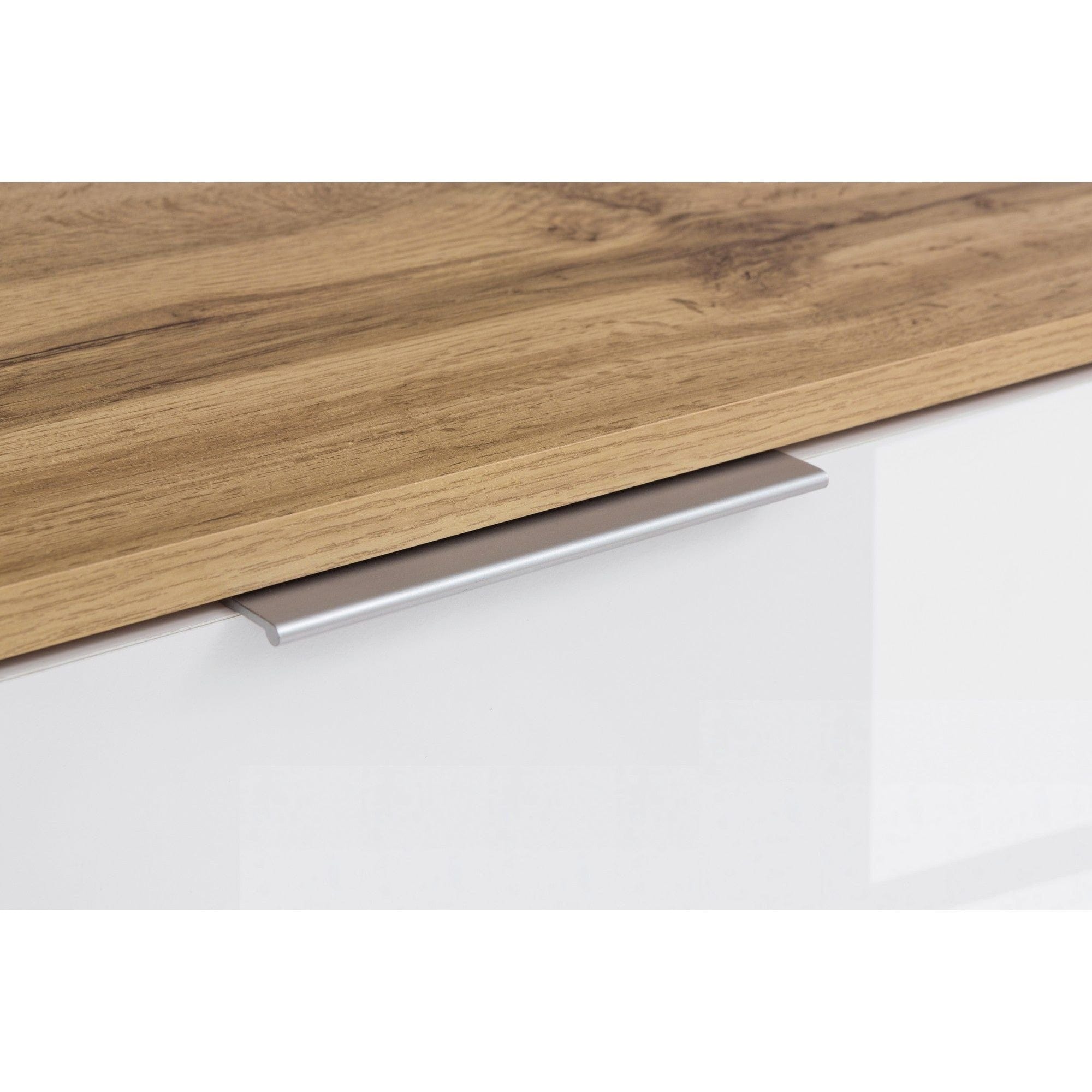 Comoda BERGEN OCN-29514, alb/stejar wotan