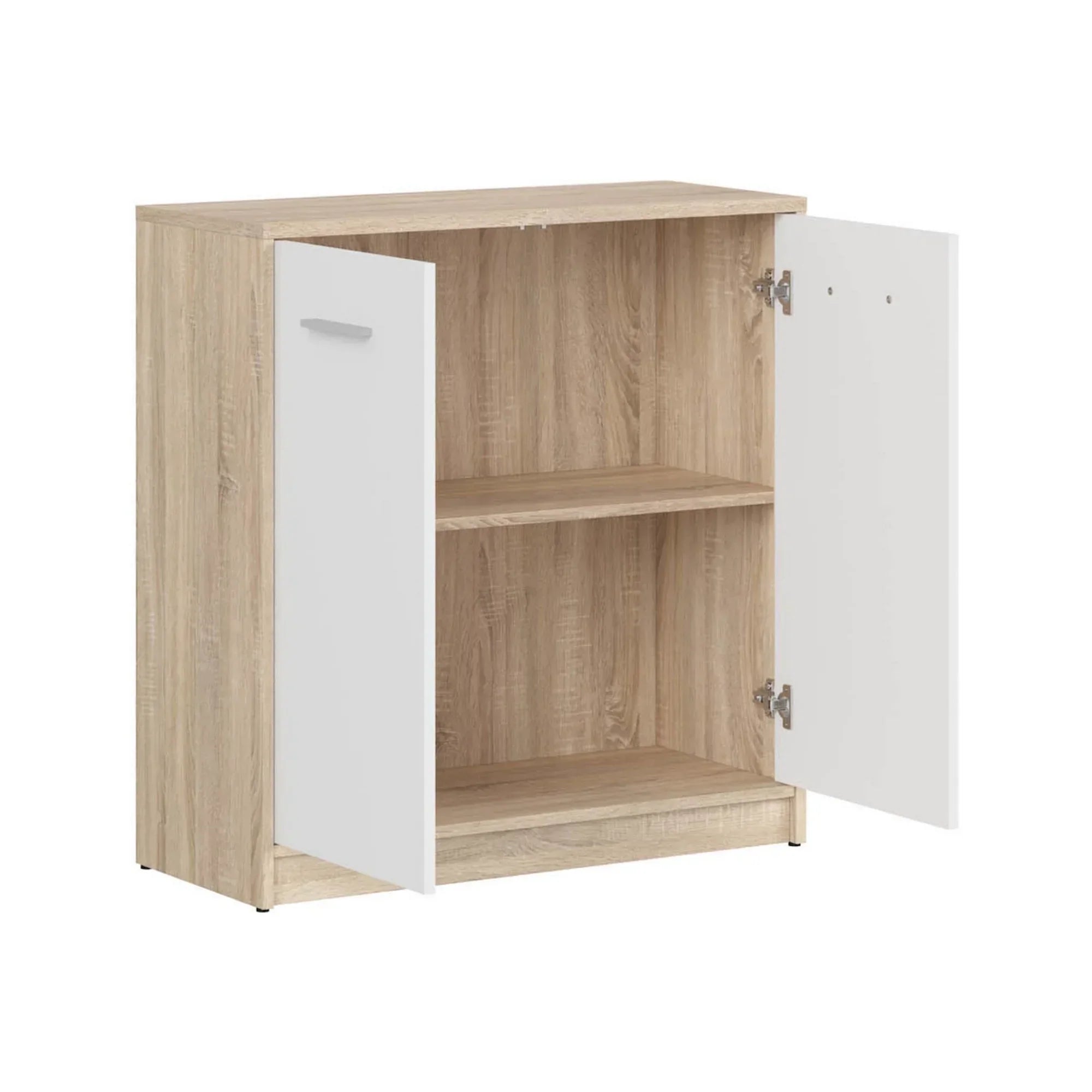 Comoda BERGEN OCN-29550, stejar sonoma/alb