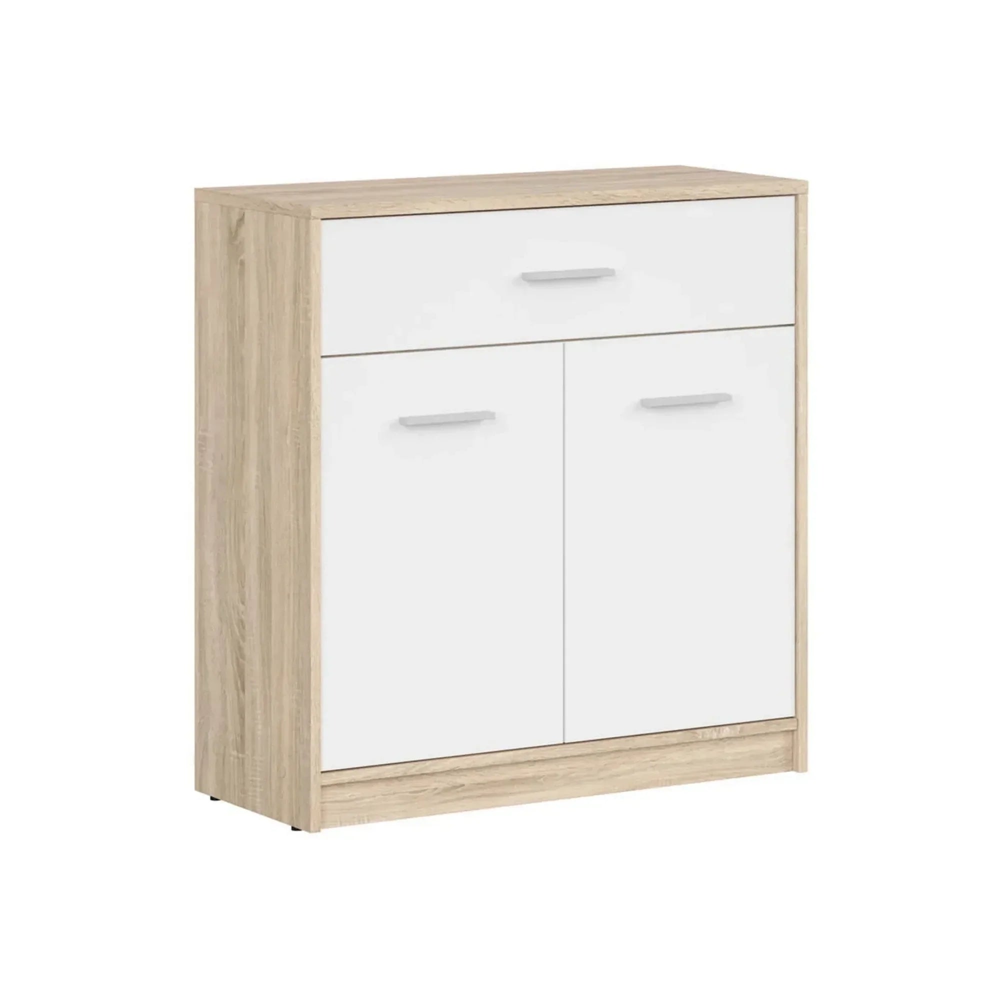 Comoda BERGEN OCN-29563, stejar sonoma/alb