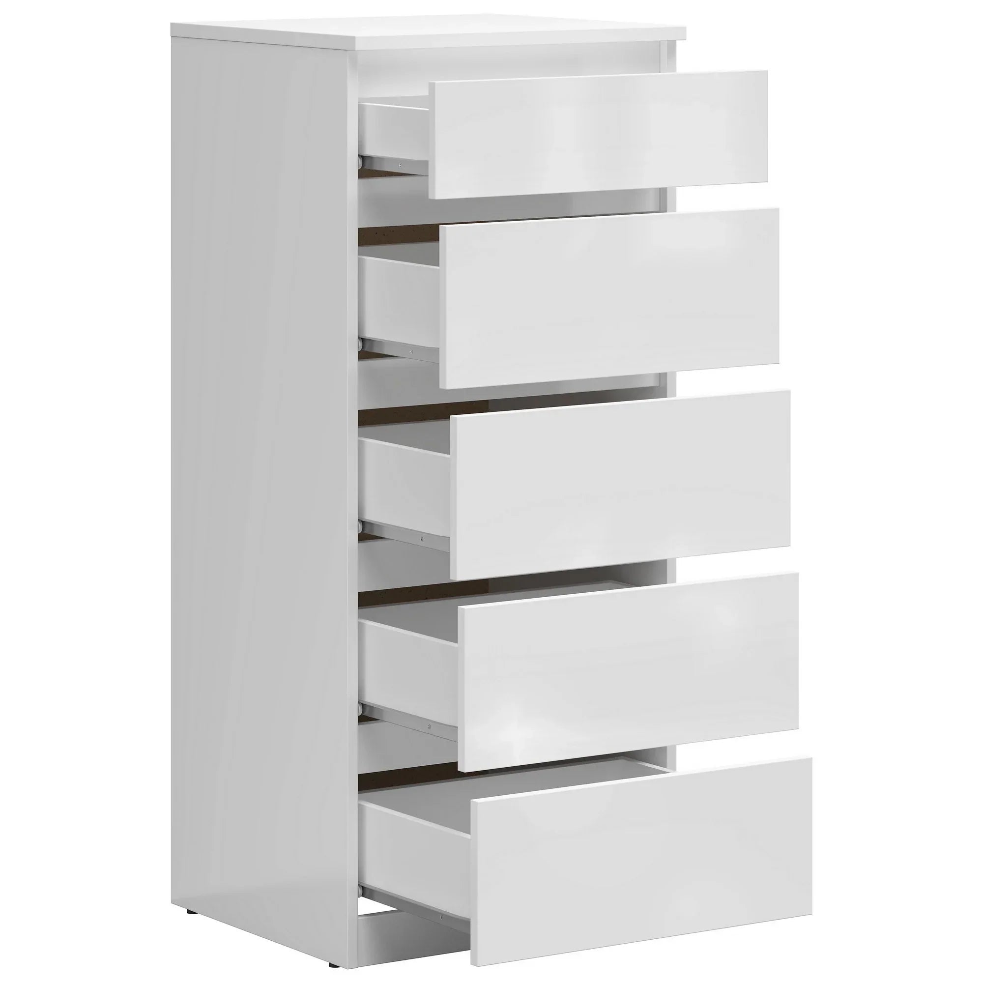 Comoda BERGEN OCN-29597, alb lucios