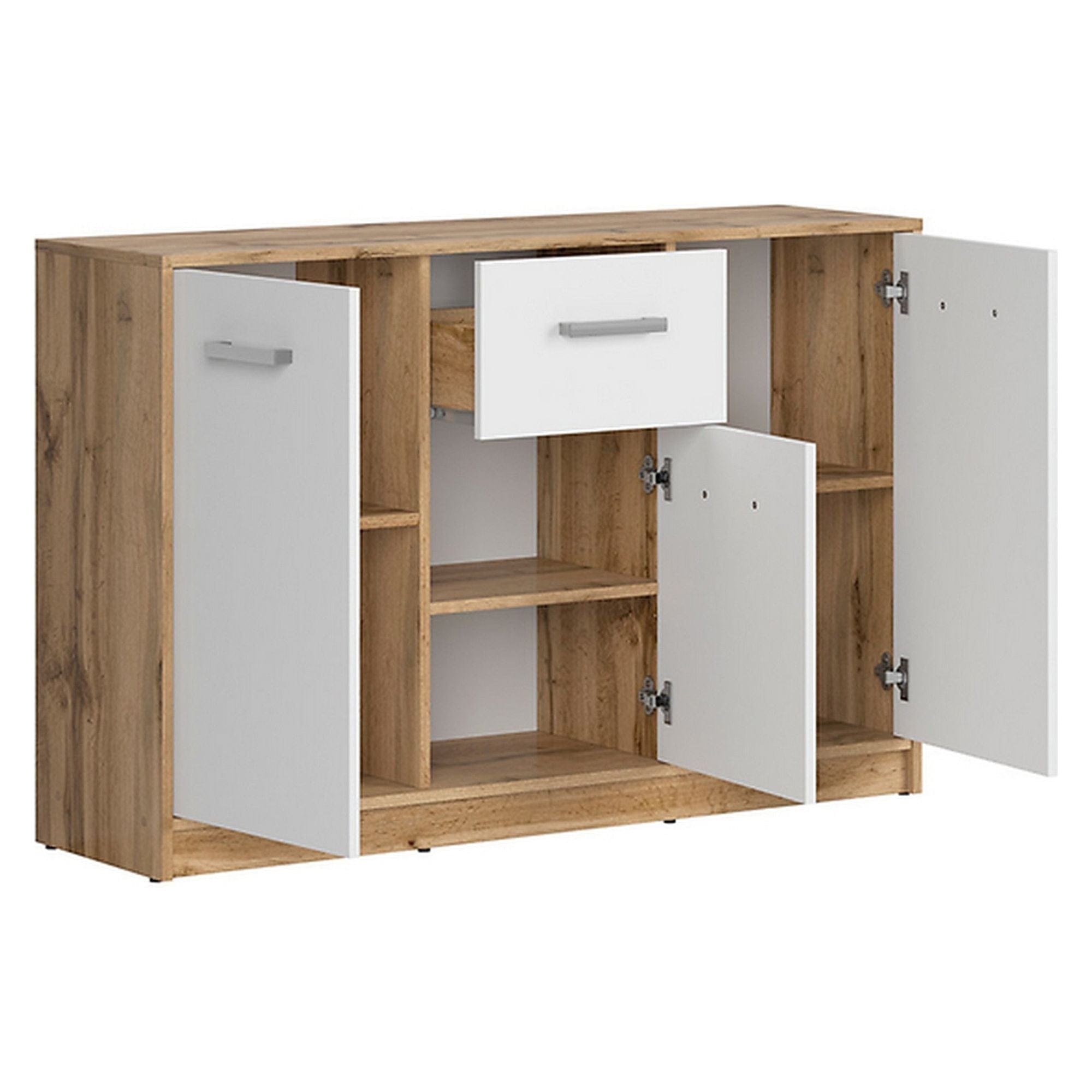 Comoda BERGEN OCN-29610, stejar wotan/alb