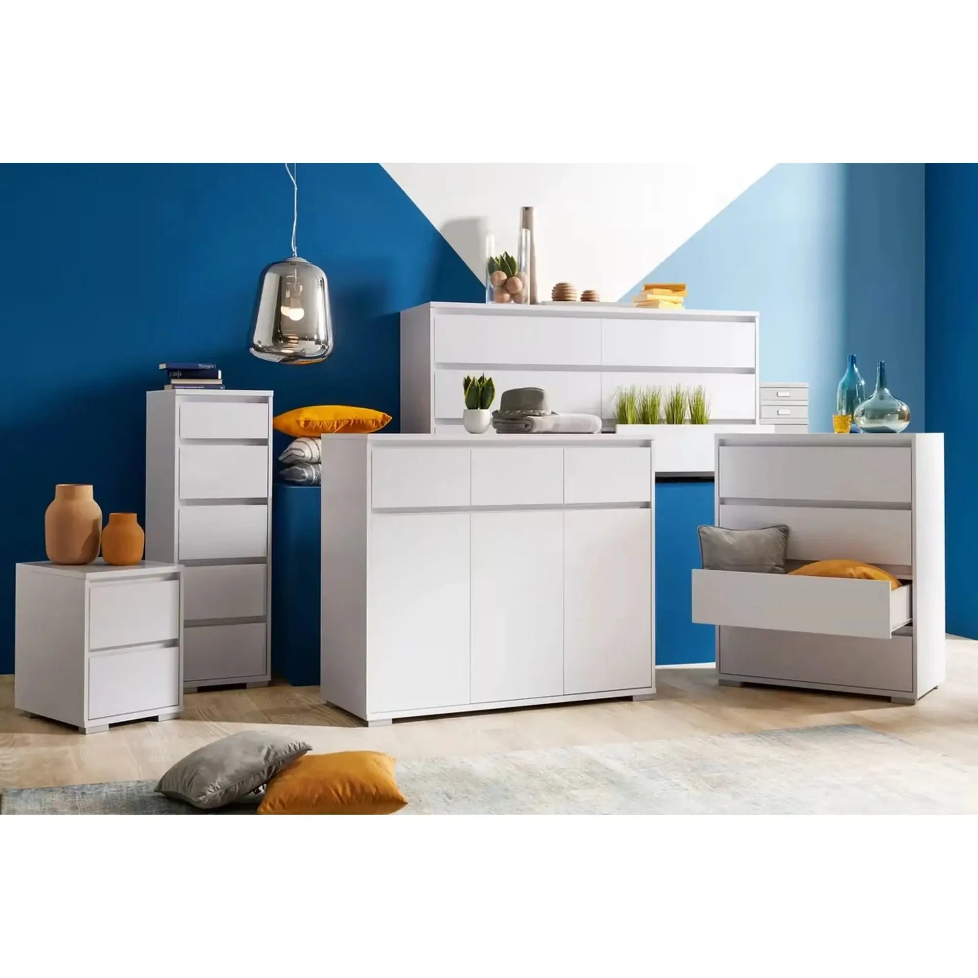 Comoda BERGEN OCN-29622, alb