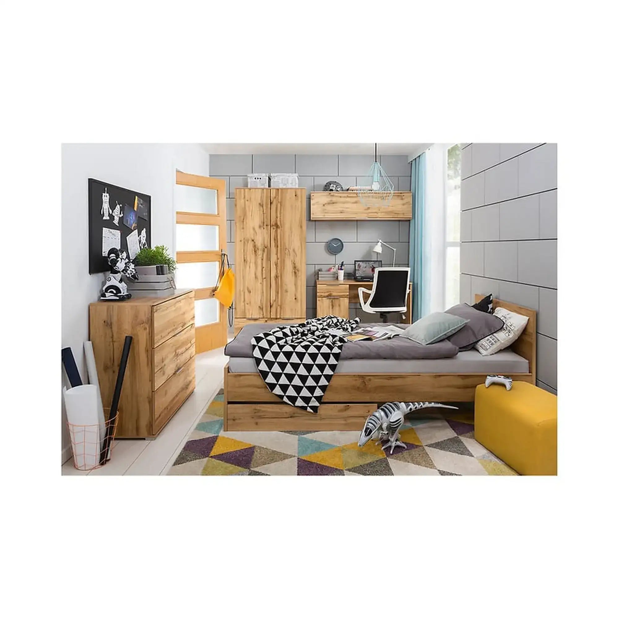 Comoda BERGEN OCN-29640, stejar wotan