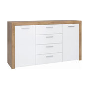 Comoda BERGEN OCN-29674, alb/stejar