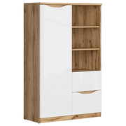 Comoda BERGEN OCN-29675, stejar/alb lucios