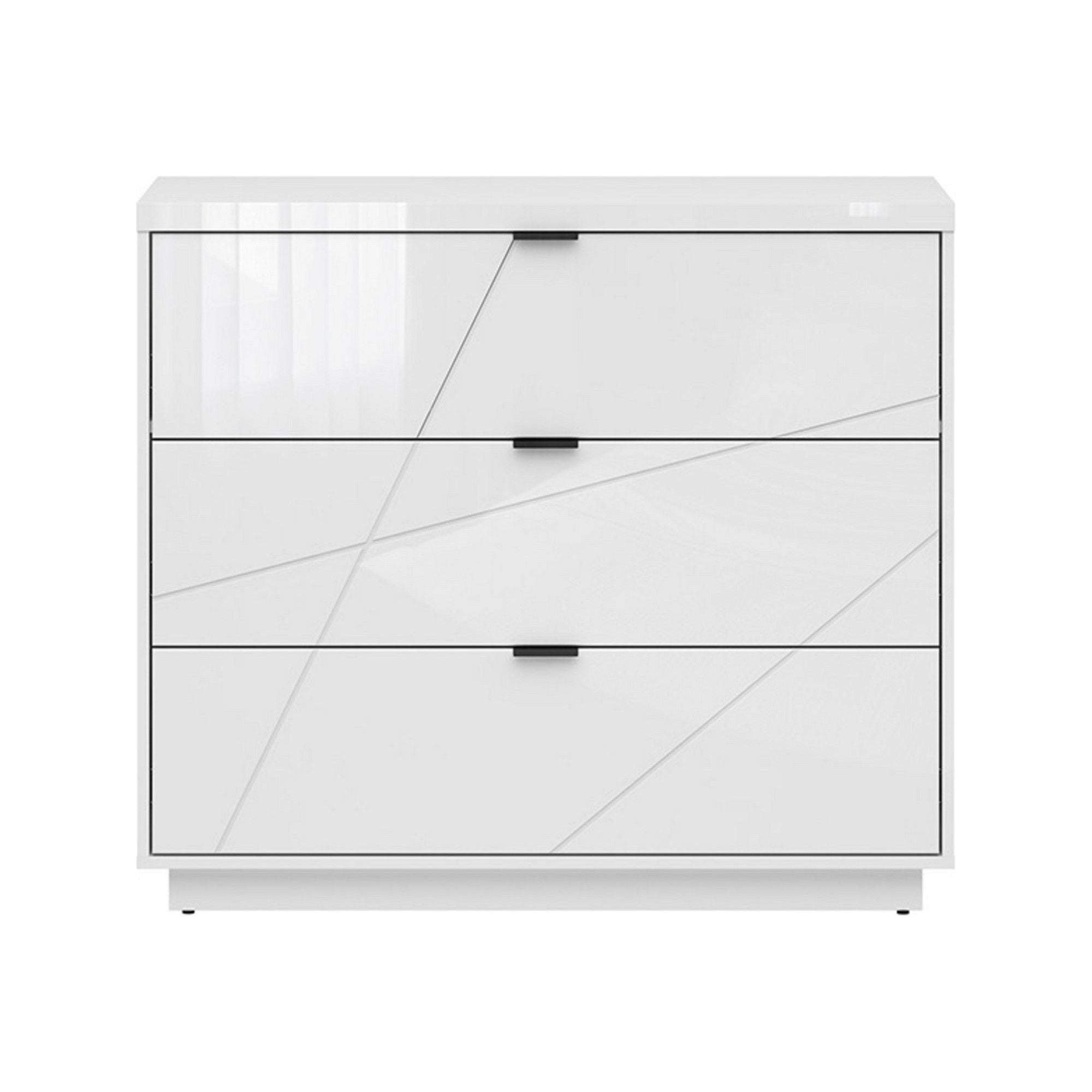 Comoda BERGEN OCN-29694, alb lucios