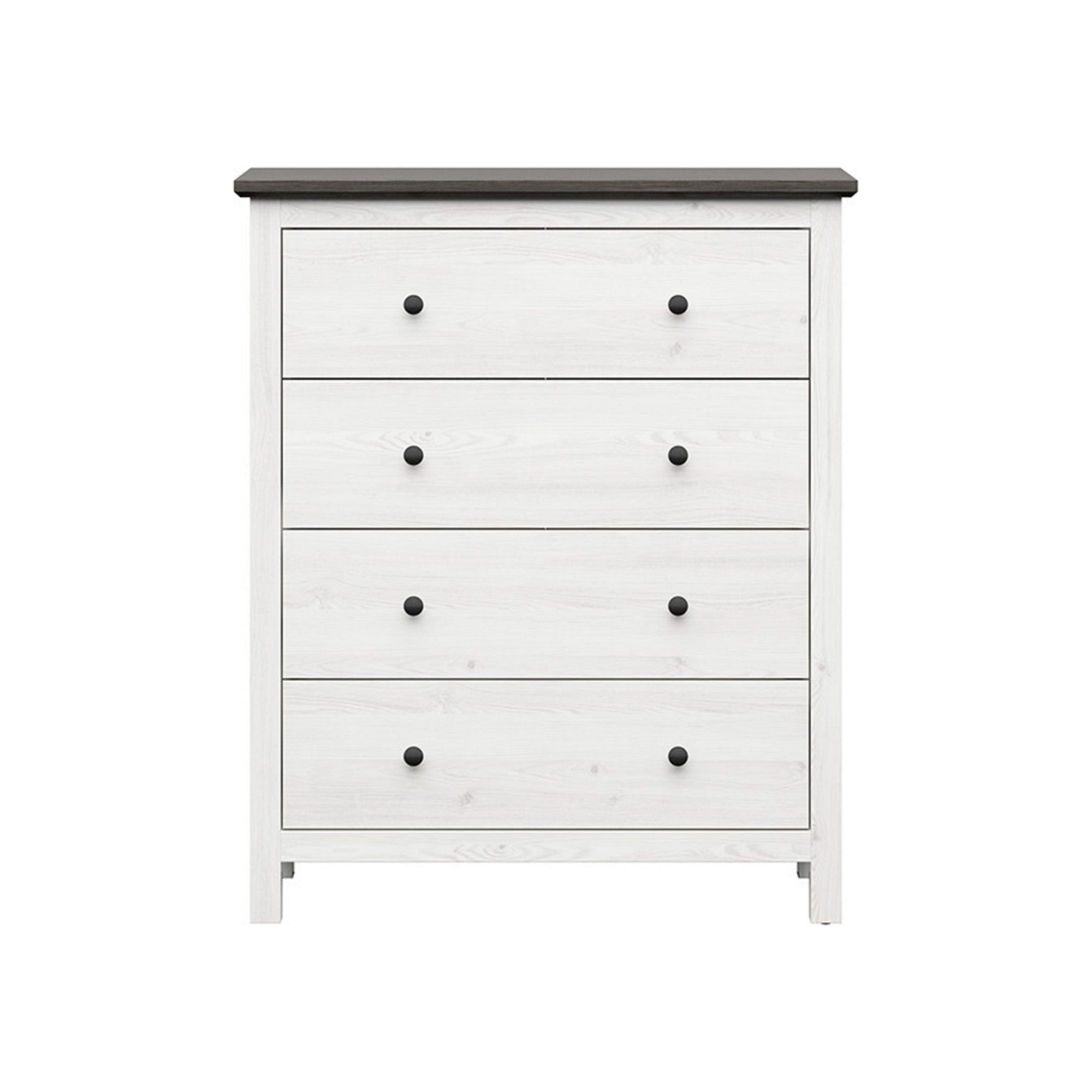 Comoda BERGEN OCN-29713, alb/pin larico