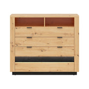 Comoda BERGEN OCN-29716, stejar artisan/negru