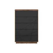 Comoda BERGEN OCN-29727, nuc/negru mat