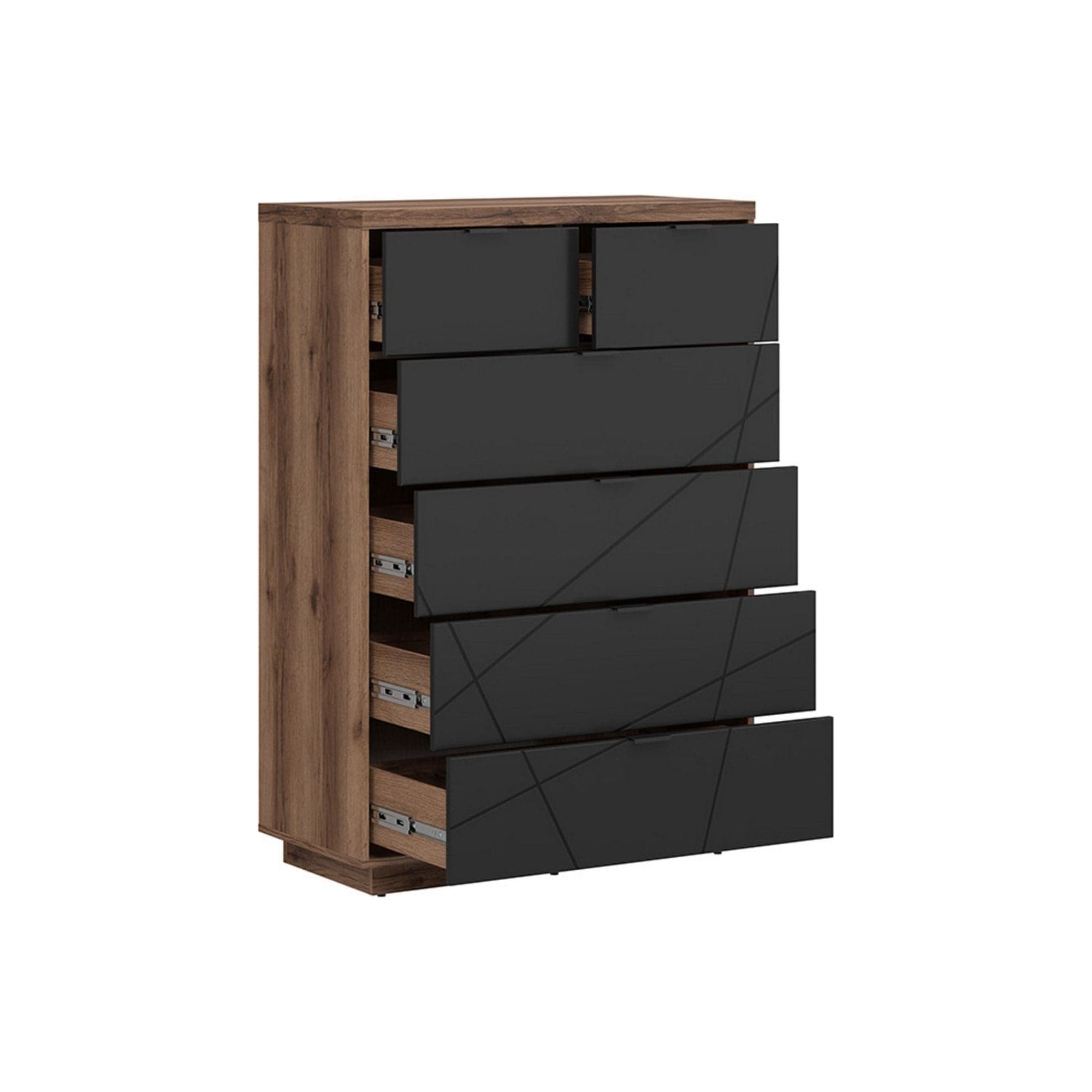 Comoda BERGEN OCN-29727, nuc/negru mat